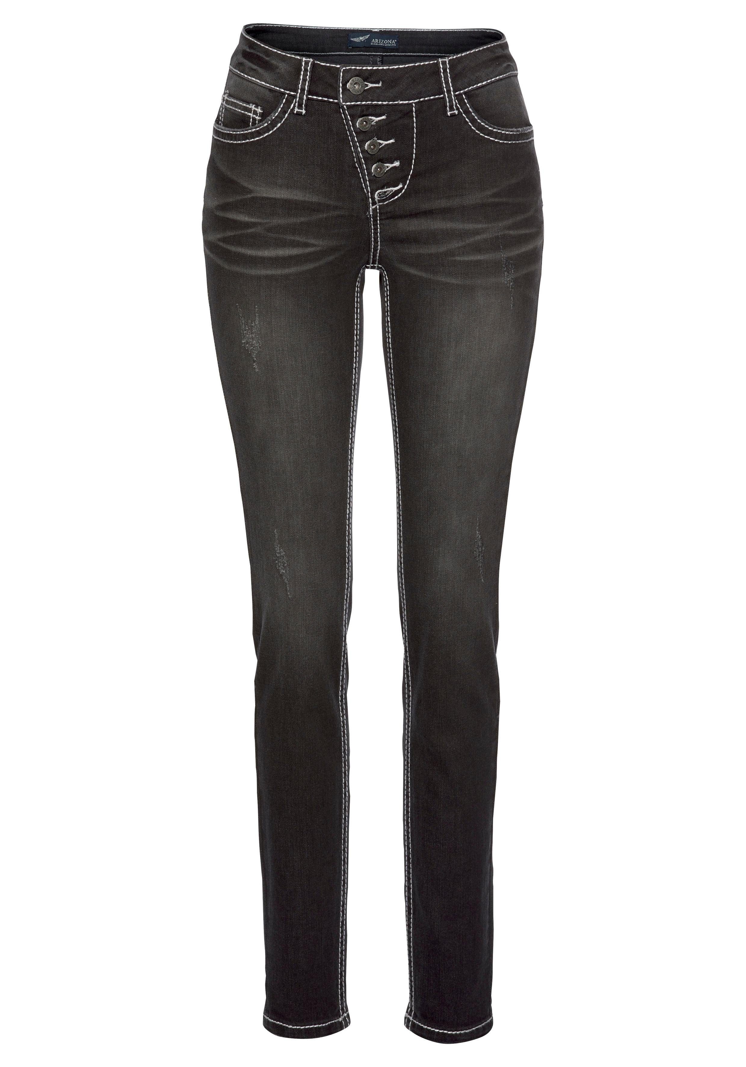 Arizona Slim fit jeans Heavy Washed - Shaping