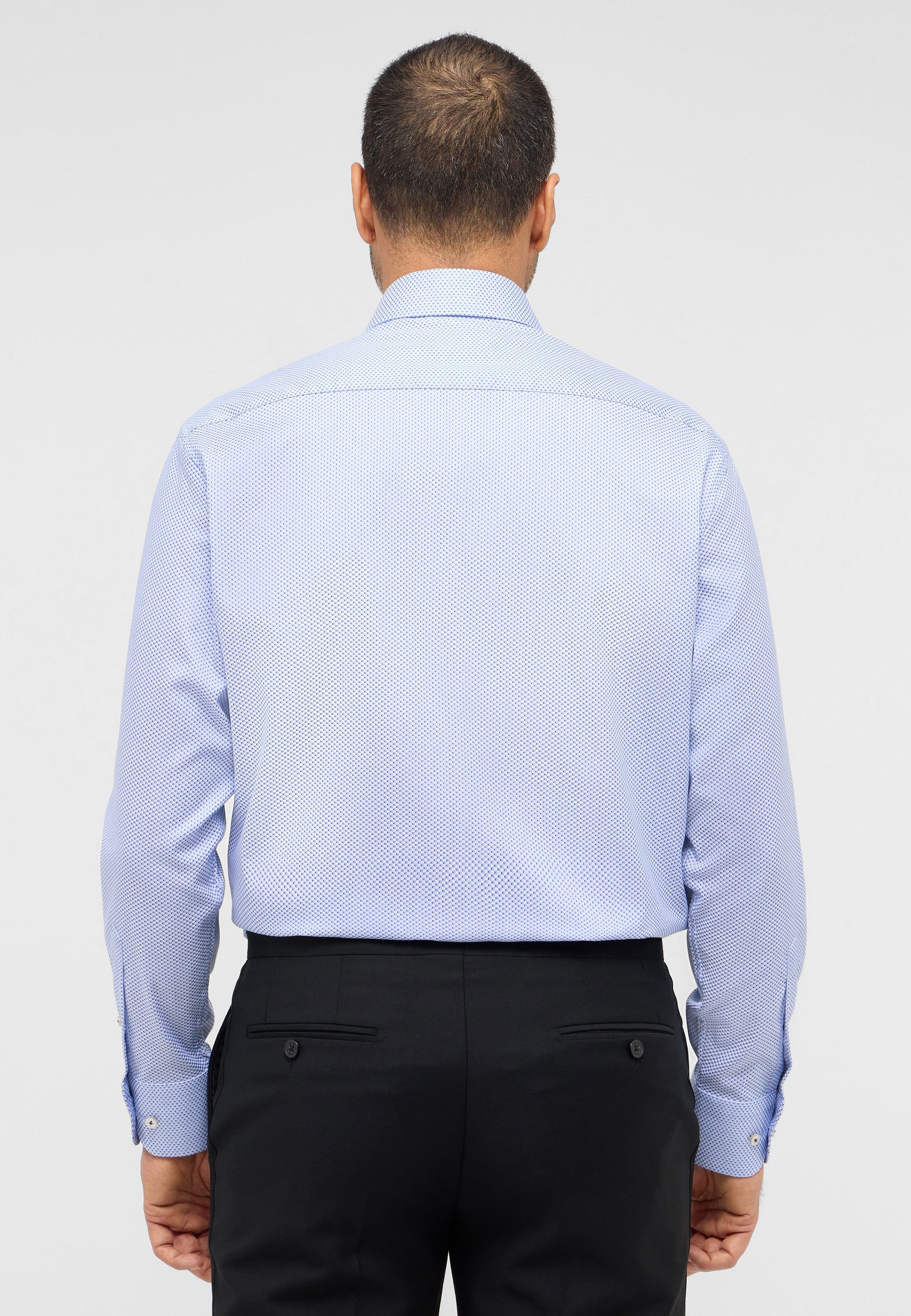 Eterna Overhemd met lange mouwen Comfort fit NON IRON (strijkvrij)