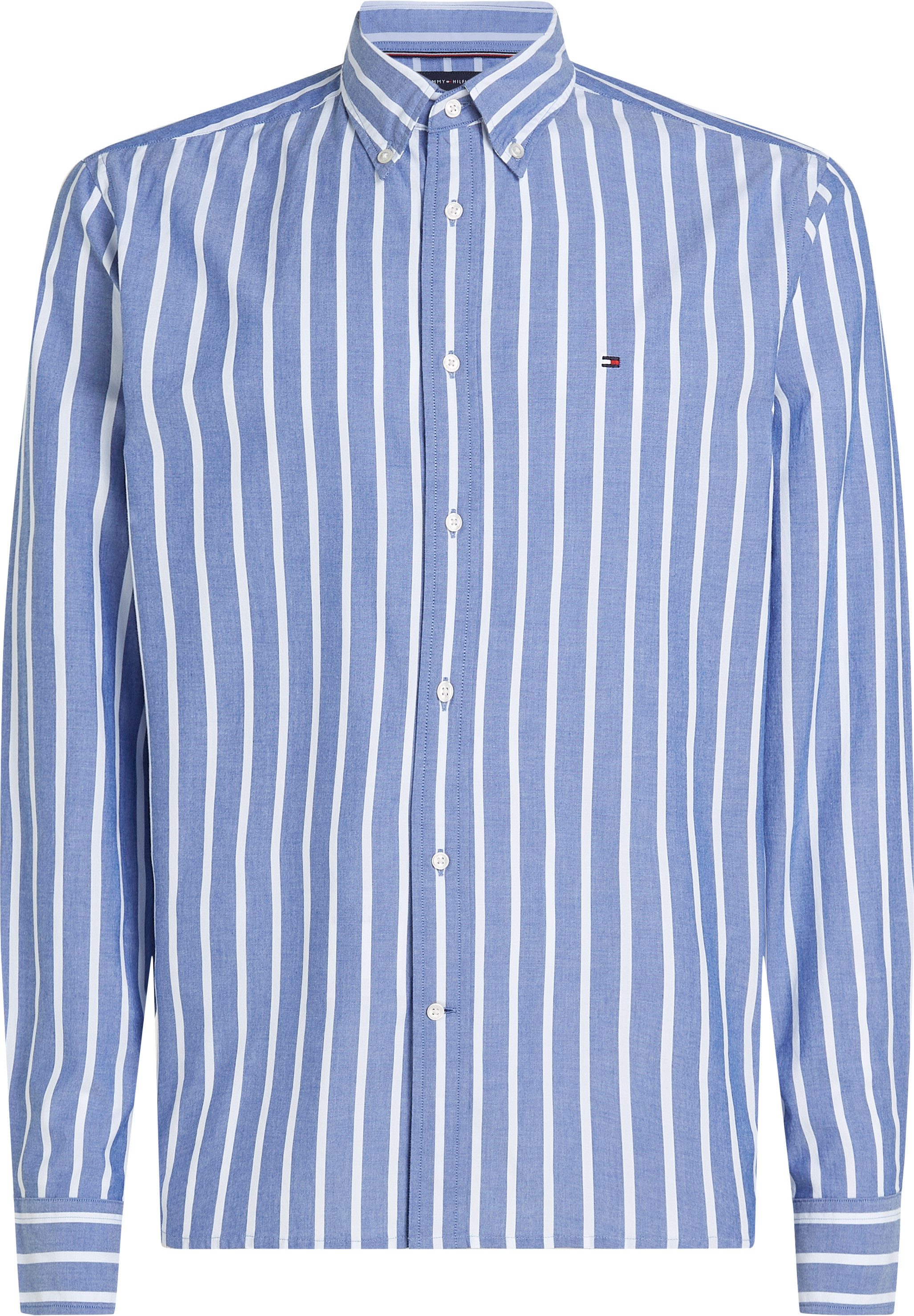 Tommy Hilfiger Businessoverhemd FLEX POPLIN NAUTICAL STP SHIRT