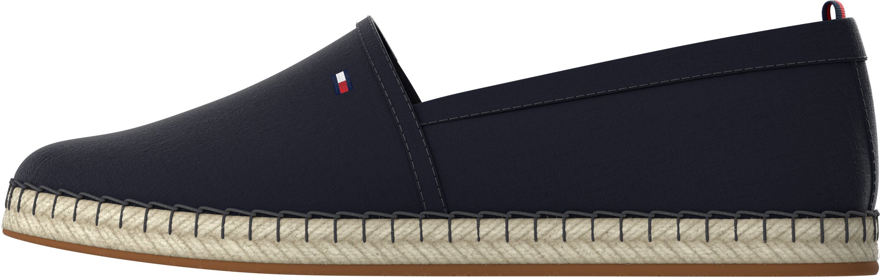 Tommy Hilfiger Espadrilles BASIC TOMMY FLAT ESPADRILLE Zomerschoen, slides, loafer met geborduurd...