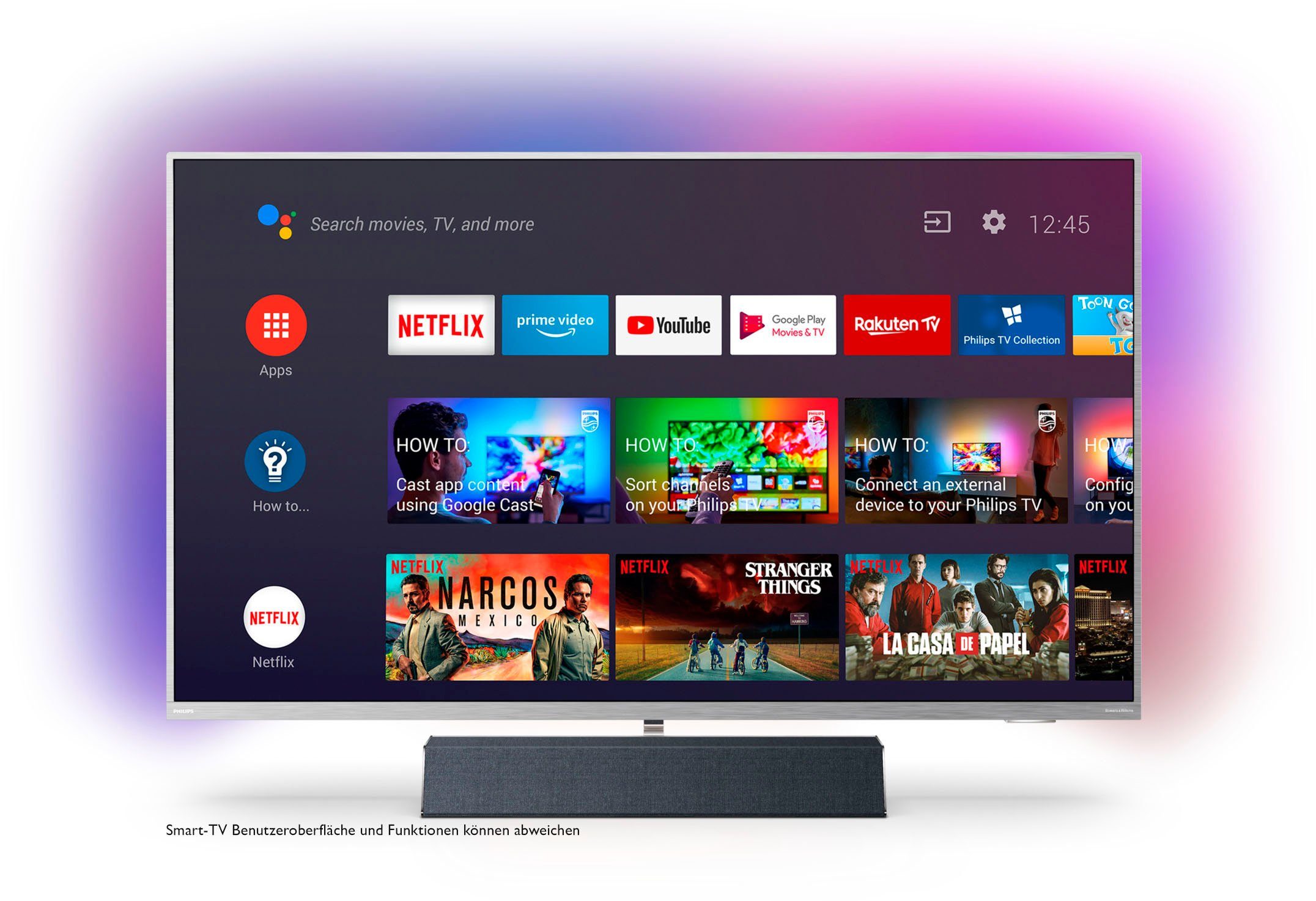 Philips Led-TV 43PUS9235/12, 108 cm / 43", 4K Ultra HD, Smart TV, ambilight langs 3 randen