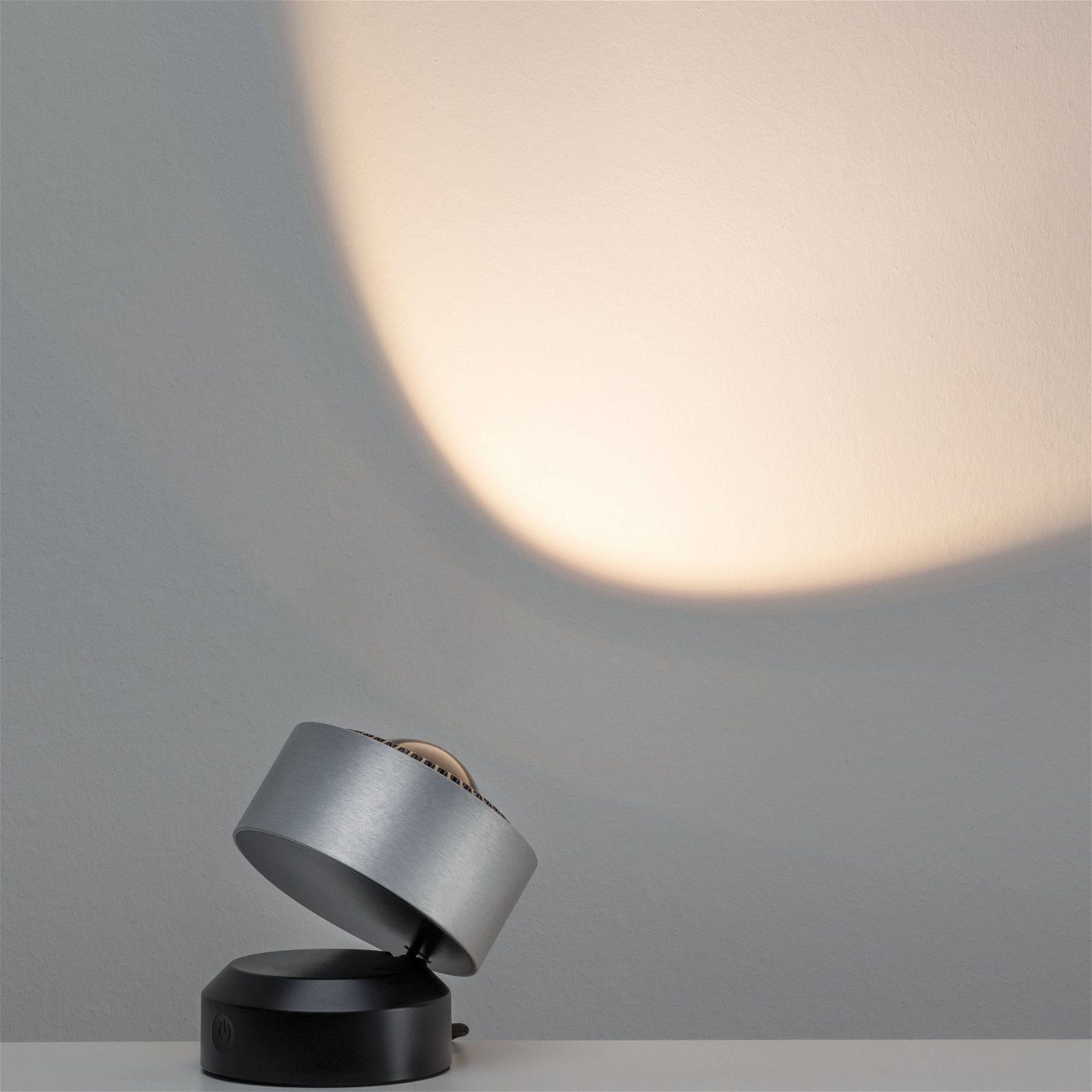 Paulmann Led-tafellamp Aldan 1x3,5W zwart/alu geborsteld 230V aluminium (1 stuk)