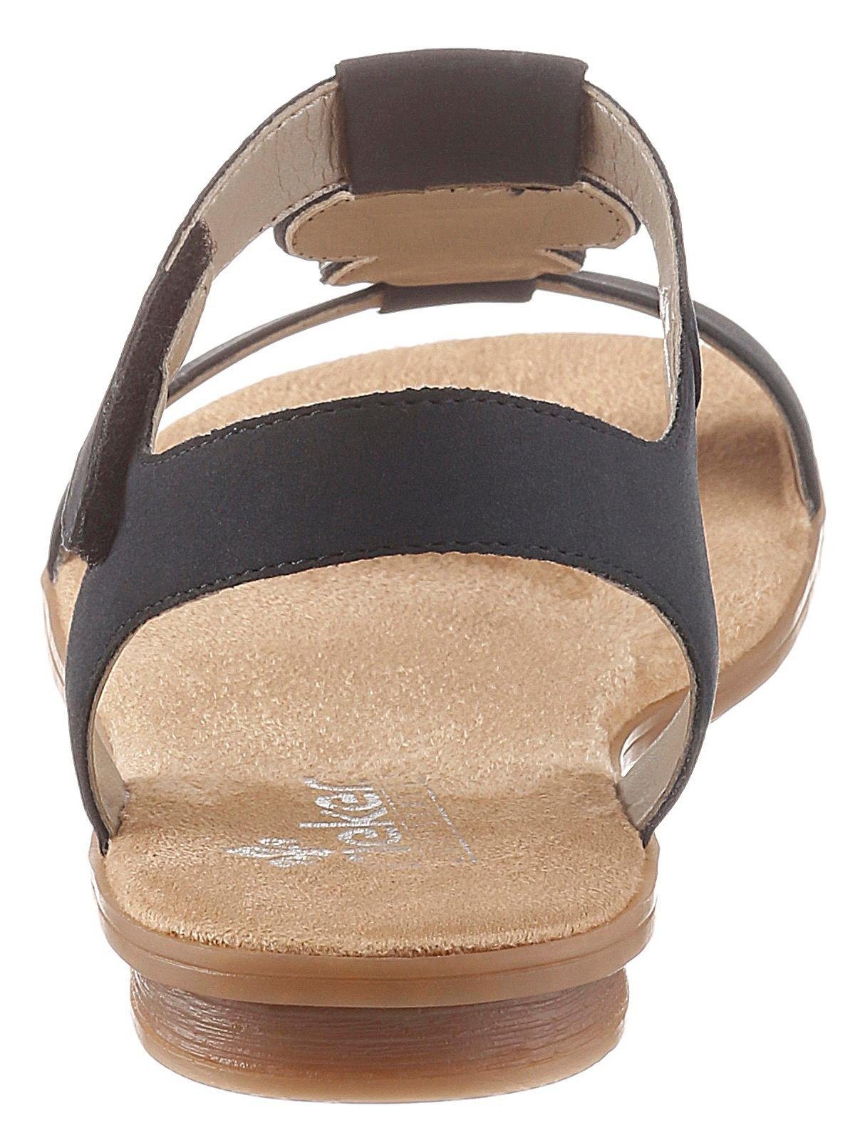 Rieker Sandalen zomerschoen, sandaal, blokhak, met klittenband-sluiting