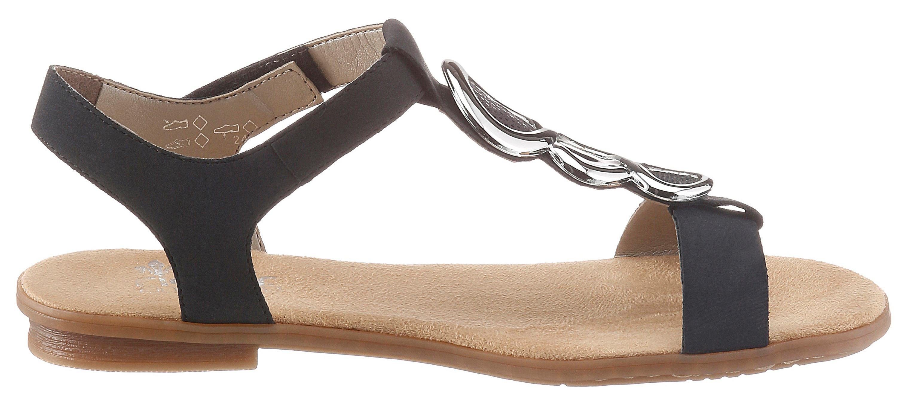Rieker Sandalen zomerschoen, sandaal, blokhak, met klittenband-sluiting