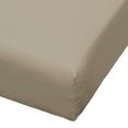 traumschlaf hoeslaken twijngaren jersey premium zware kwaliteit voor matrassen tot 40 cm hoogte (1 stuk) grijs