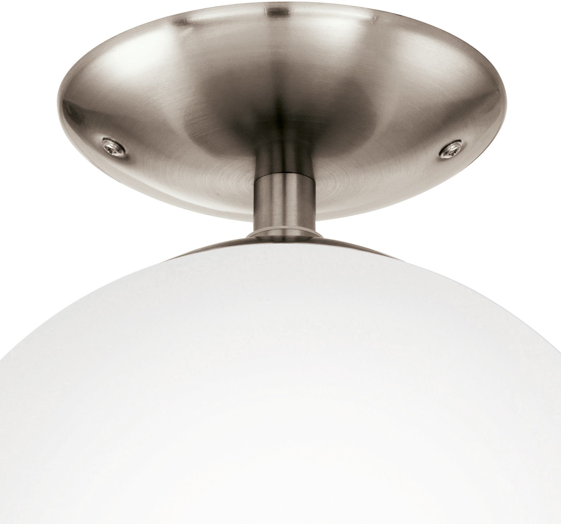 EGLO Plafondlamp RONDO Plafondlamp, staal en glas, E27, IP20, woonkamerlamp, lamp
