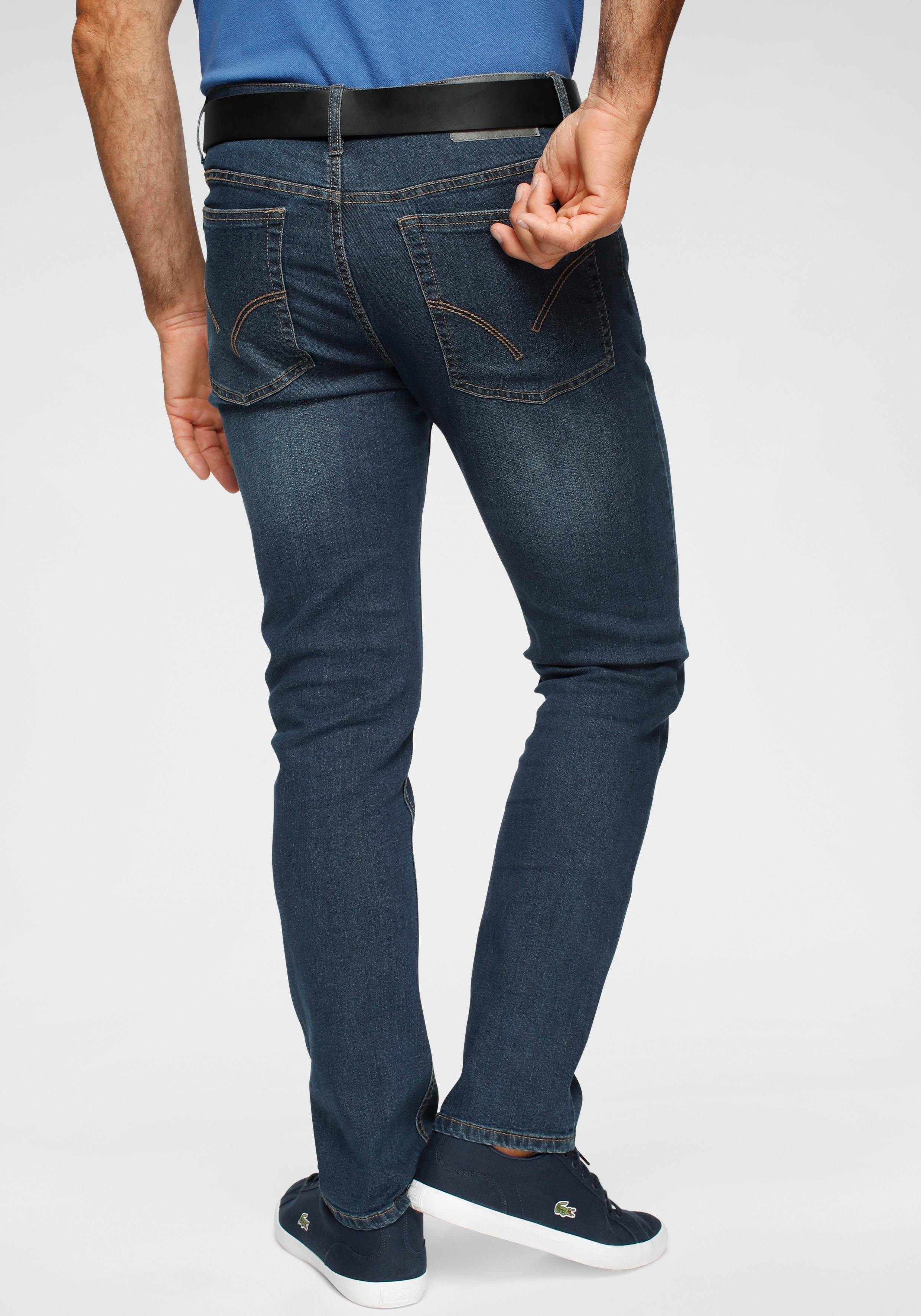 Emporio Armani Denim Slim-fit Jeans in het Blauw voor heren Heren Kleding voor voor Jeans voor Slim jeans 