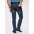 arizona straight jeans met gerecycled polyesteraandeel blauw