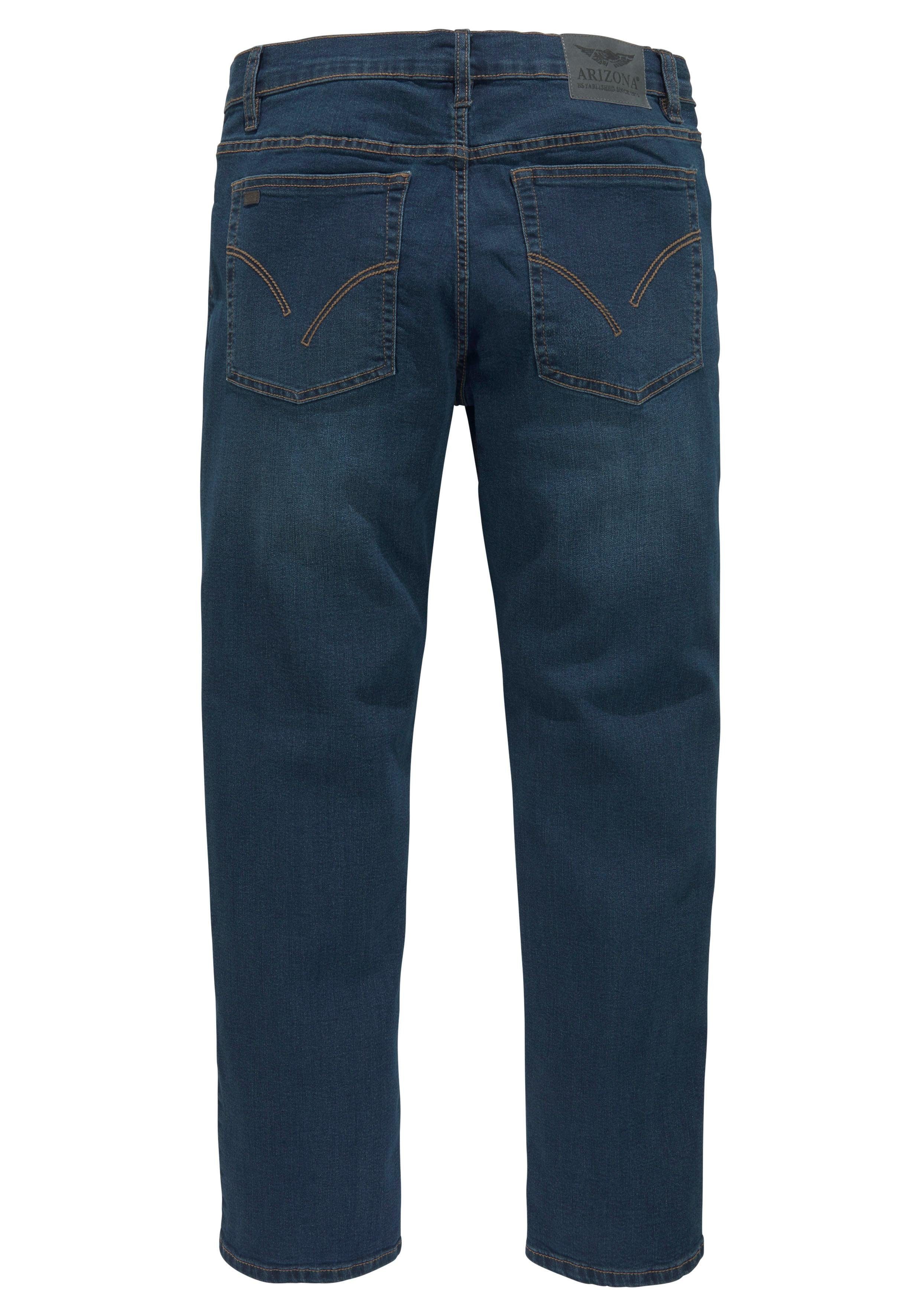 Arizona Straight jeans rechte pasvorm, subtiele used-wassing, lage taille