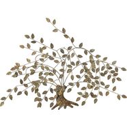 home affaire sierobject voor aan de wand juline, goud wanddeco, wanddecoratie, van metaal, motief boom, woonkamer goud