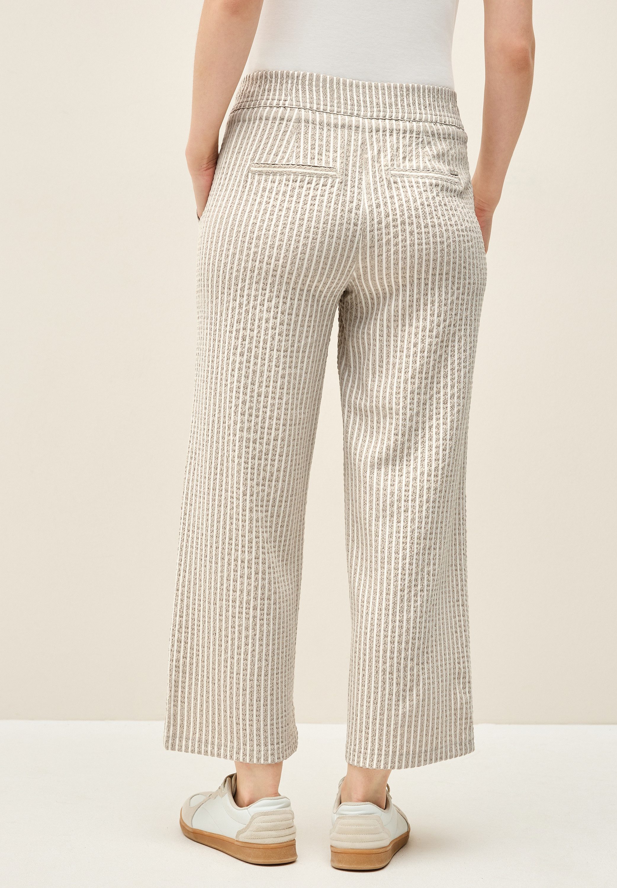 Cecil Stoffen broek Style Neele met streepmotief