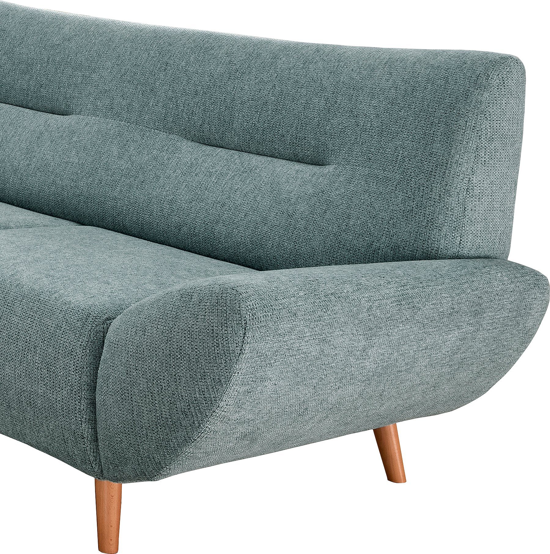 INOSIGN 2-zitsbank Drago elegant en tijdloos, comfortabel, houten voet