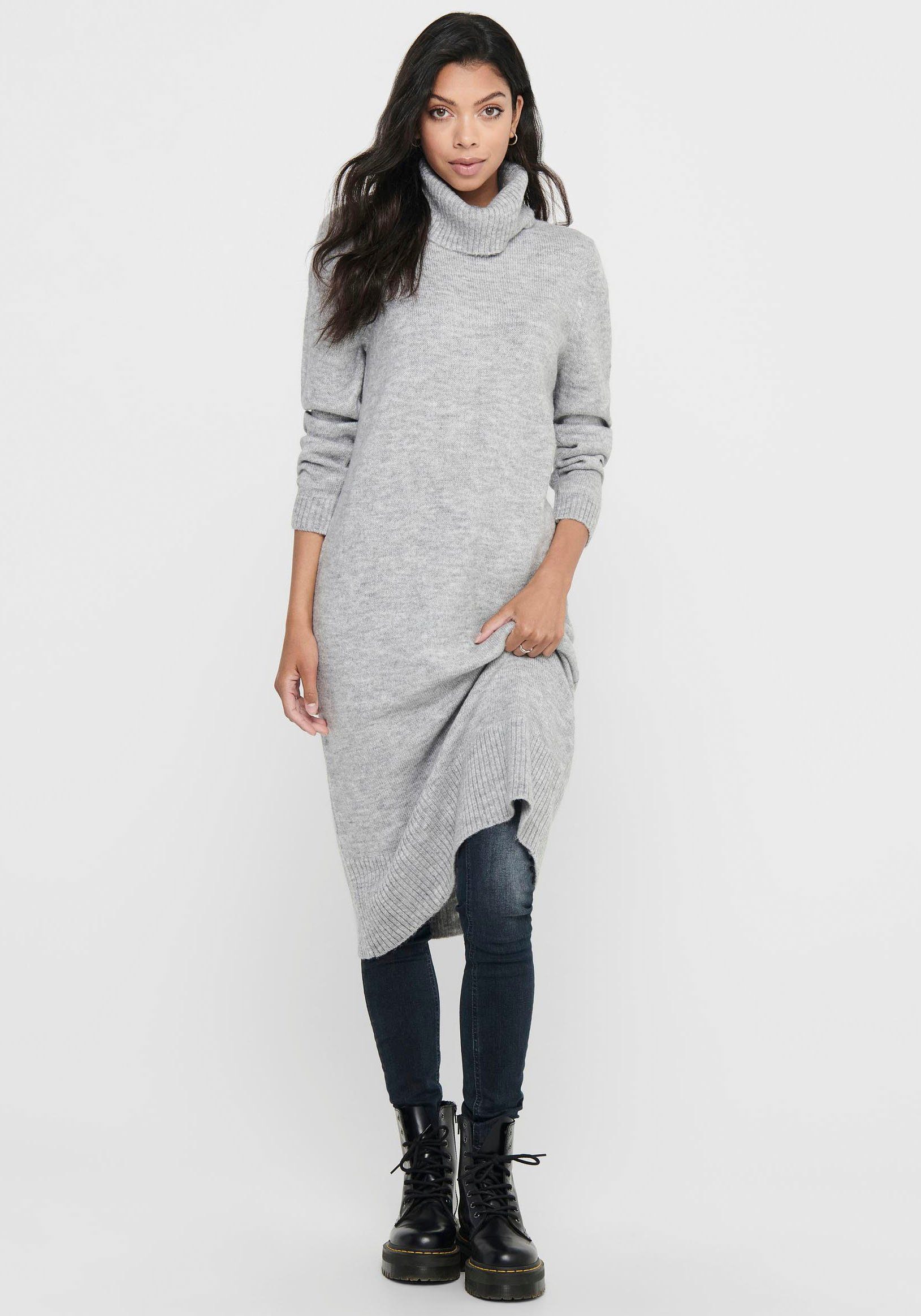 Only Tricotjurk ONLBRANDIE L-S ROLL NECK DRESS