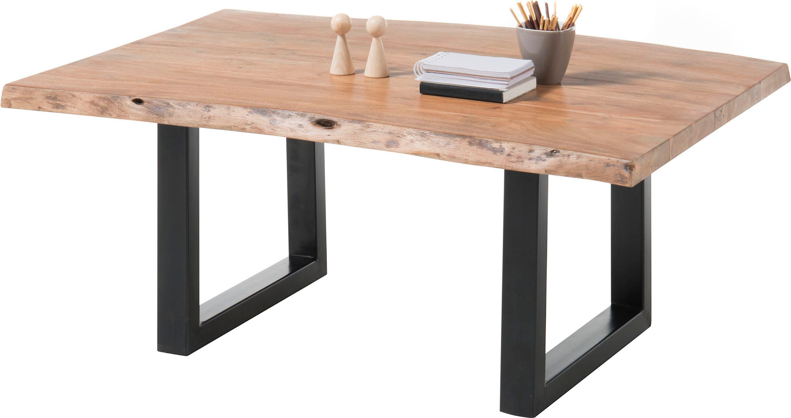 Stolkom Salontafel India Massief hout in boomstam-look
