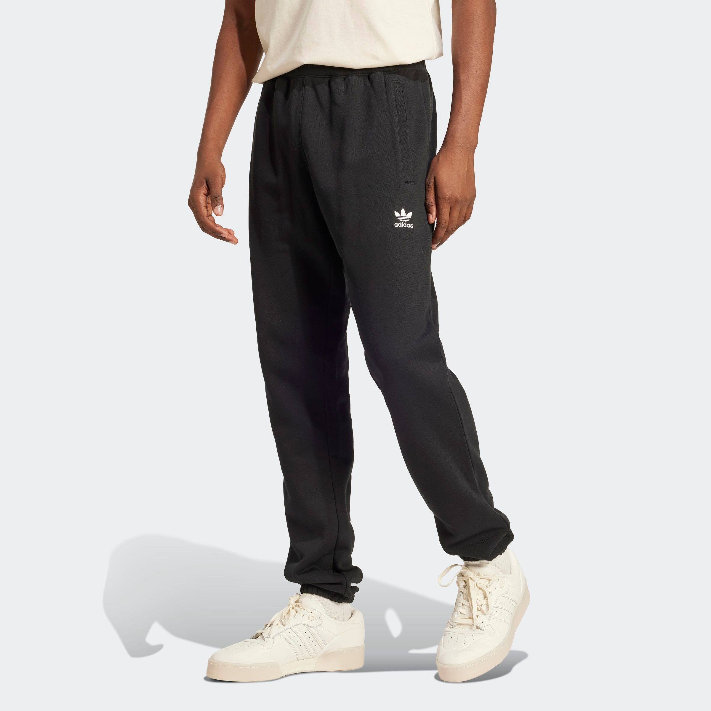 adidas Originals Sportbroek ESS PANTS FT (1-delig) heren sportbroeken maat S zwart