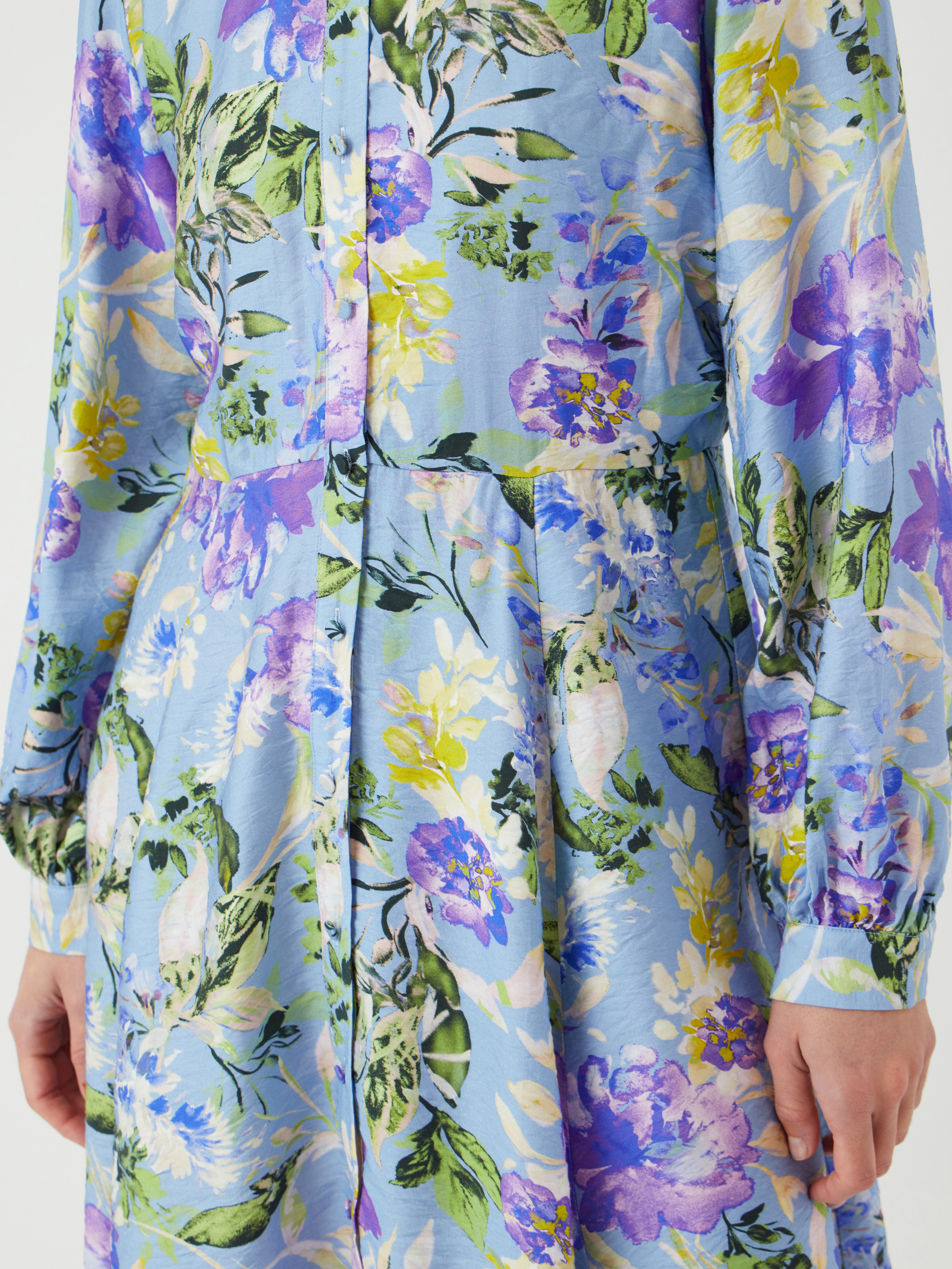Y.A.S Jurk met overhemdkraag YASKAYA LS SHIRT DRESS S. NOOS