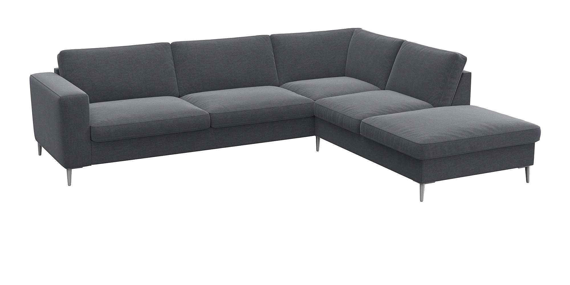 FLEXLUX Hoekbank Fiore, super zitcomfort door koudschuim in de zitting, L-vorm