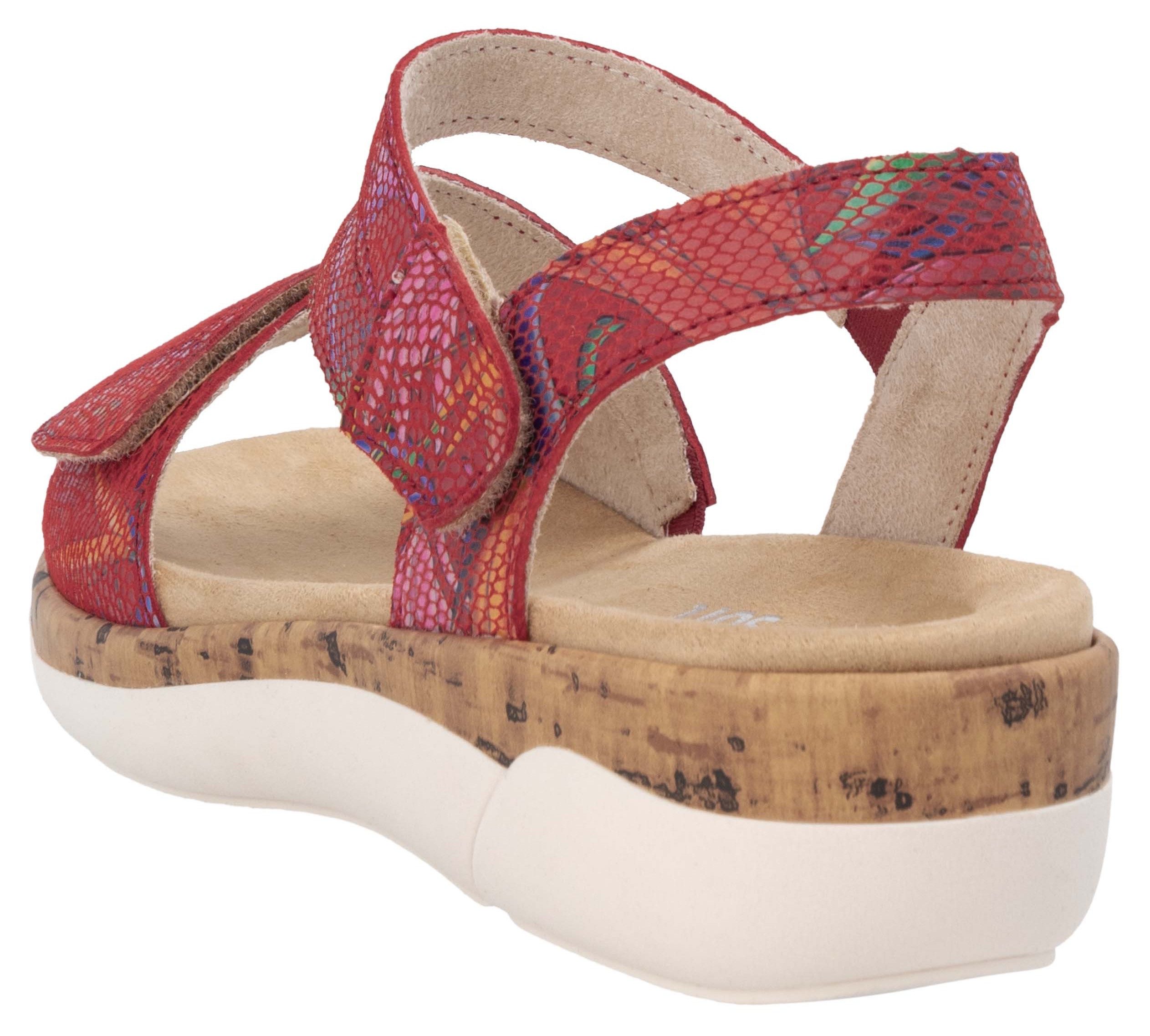 Remonte Sleehaksandaaltjes , zomer schoen, klittenbandschoen, riemchensandaal met zachte binnenzool
