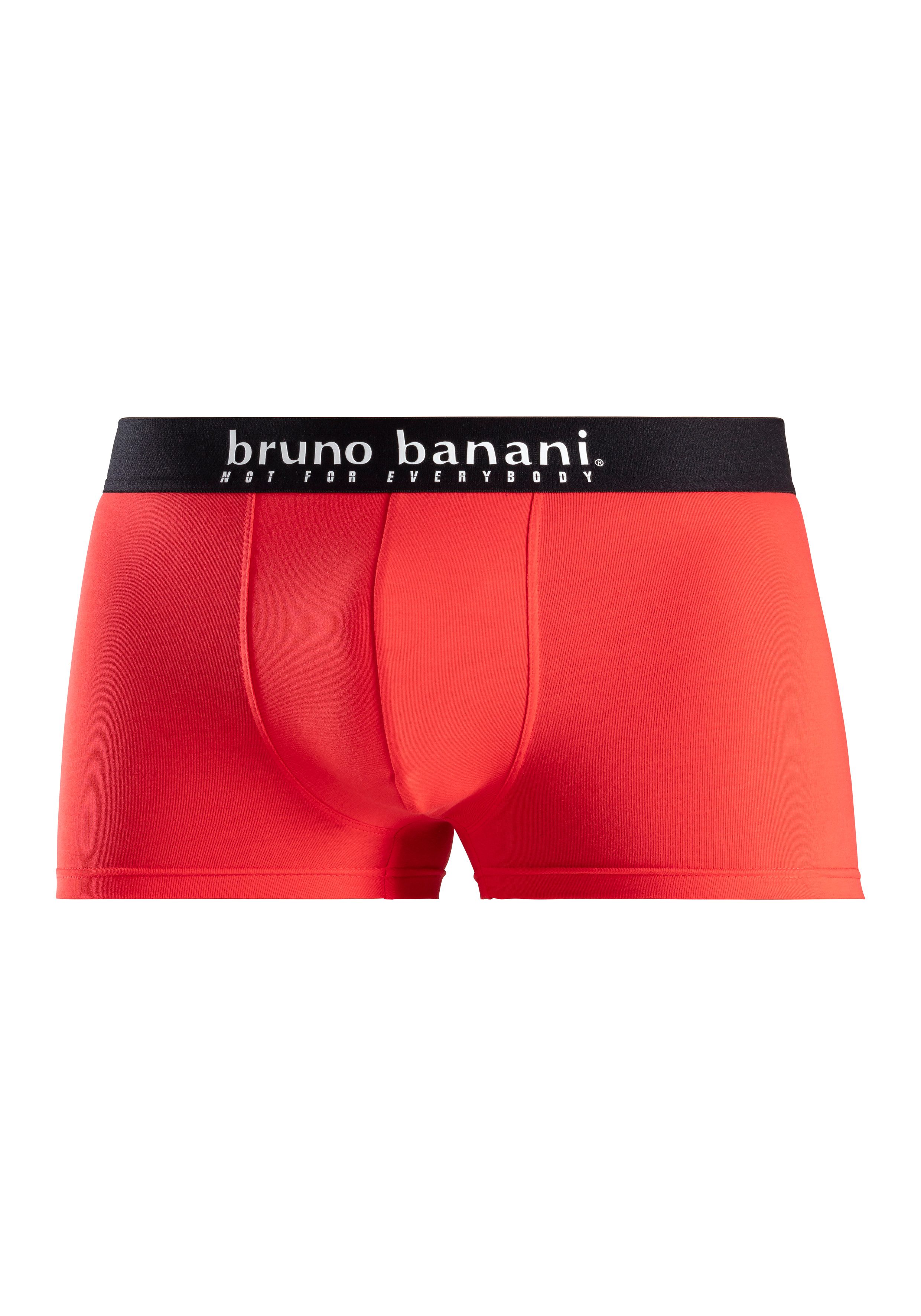 Bruno Banani Boxershort voor heren met palmprint en effen van katoenmix (4 stuks Set van 4)