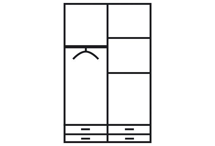 rauch Kledingkast kast garderobe plafondhoge kast BREMEN