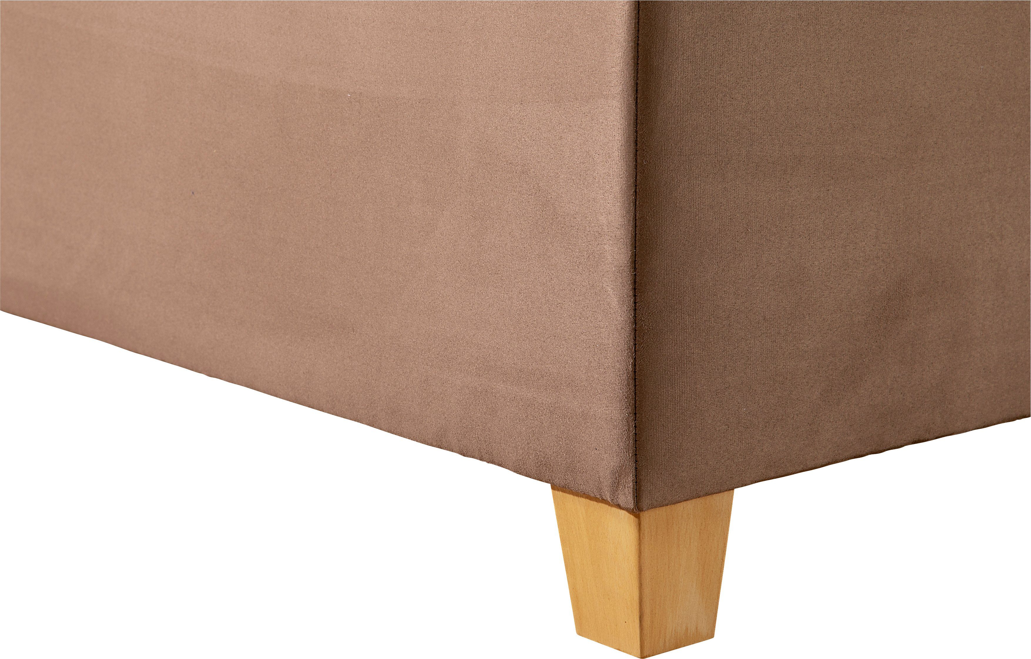 Maintal Bed Aolana met bedkist, in 2 breedten, binnenvering- of bonell-matras ter keuze