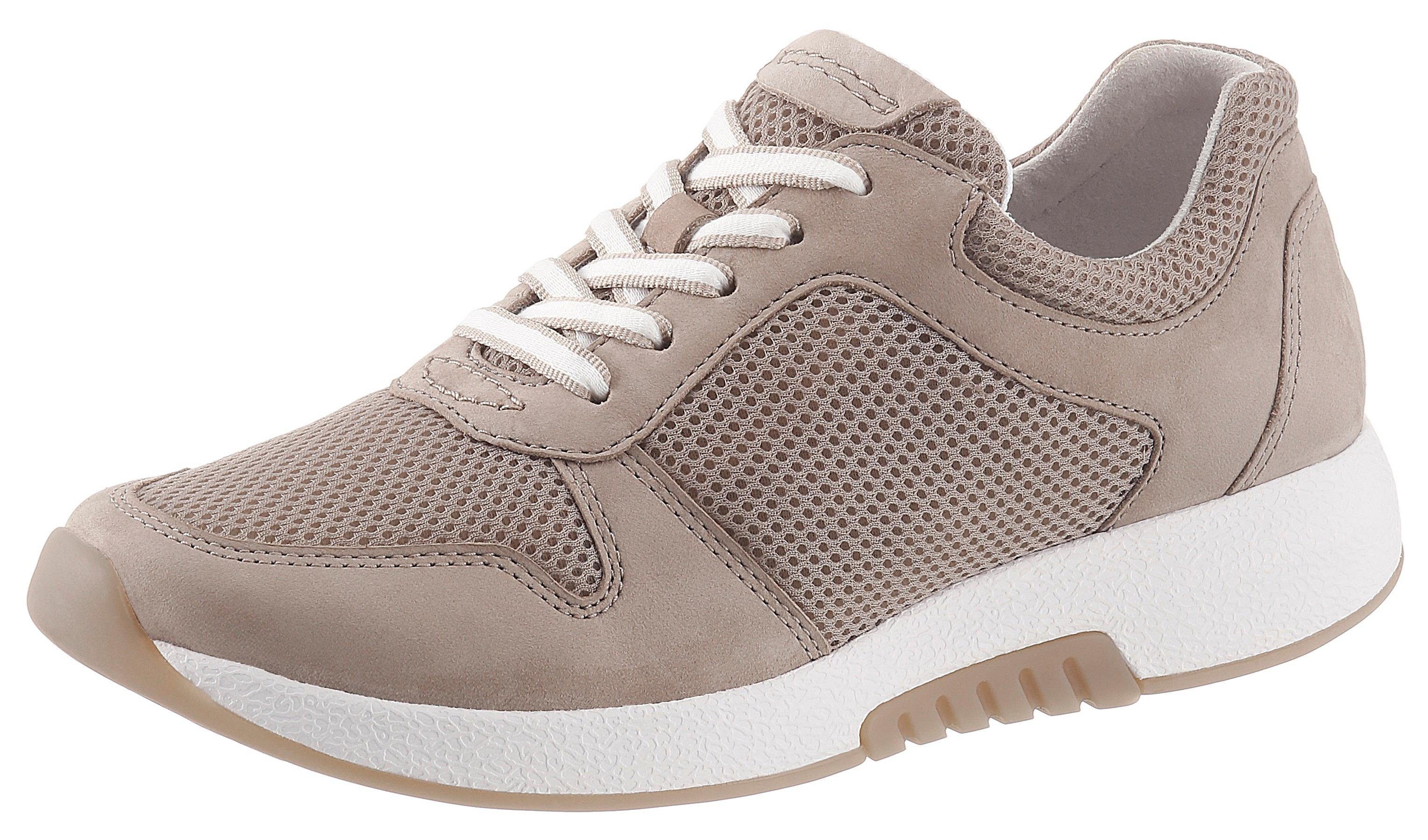 Gabor Gabor Sneaker in cognac nubuck op rollingsoft zool online kopen.