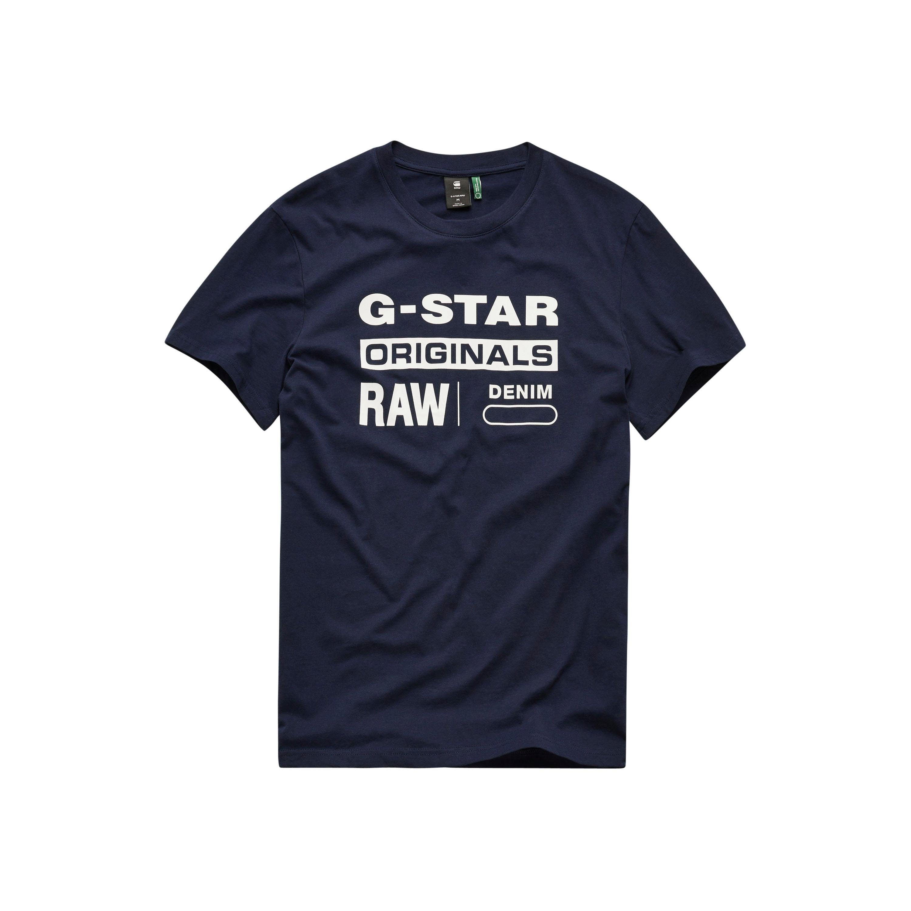 G-Star RAW Shirt met ronde hals Swando