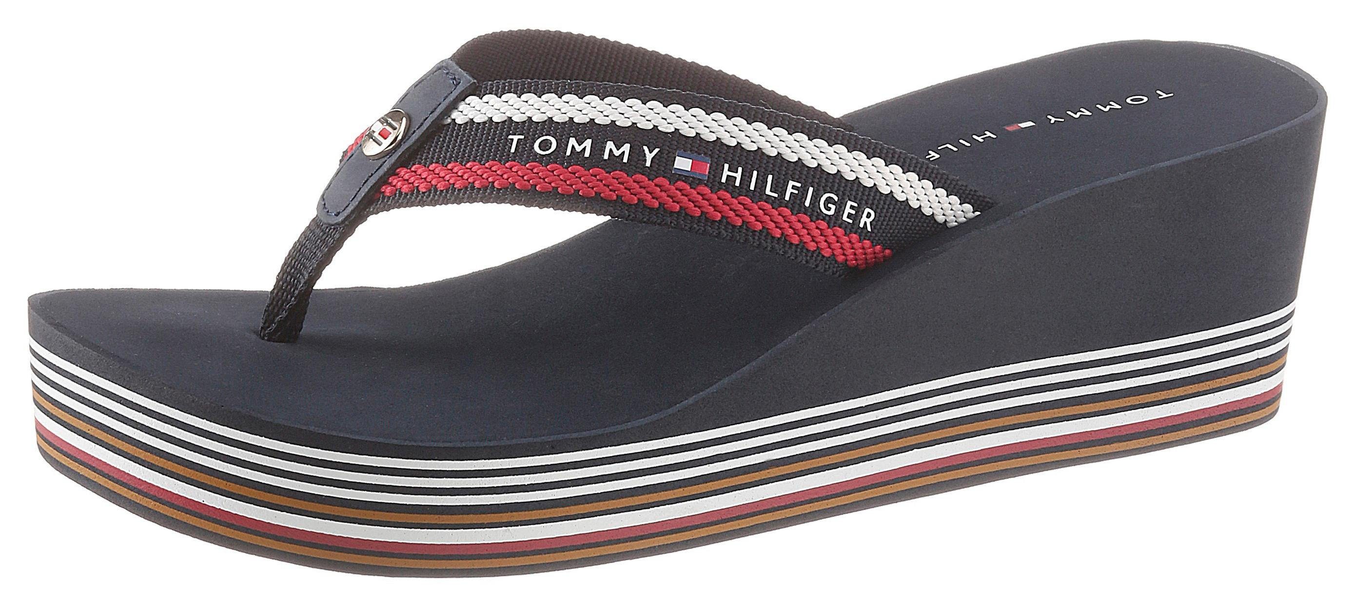 tommy hilfiger wedge beach sandals