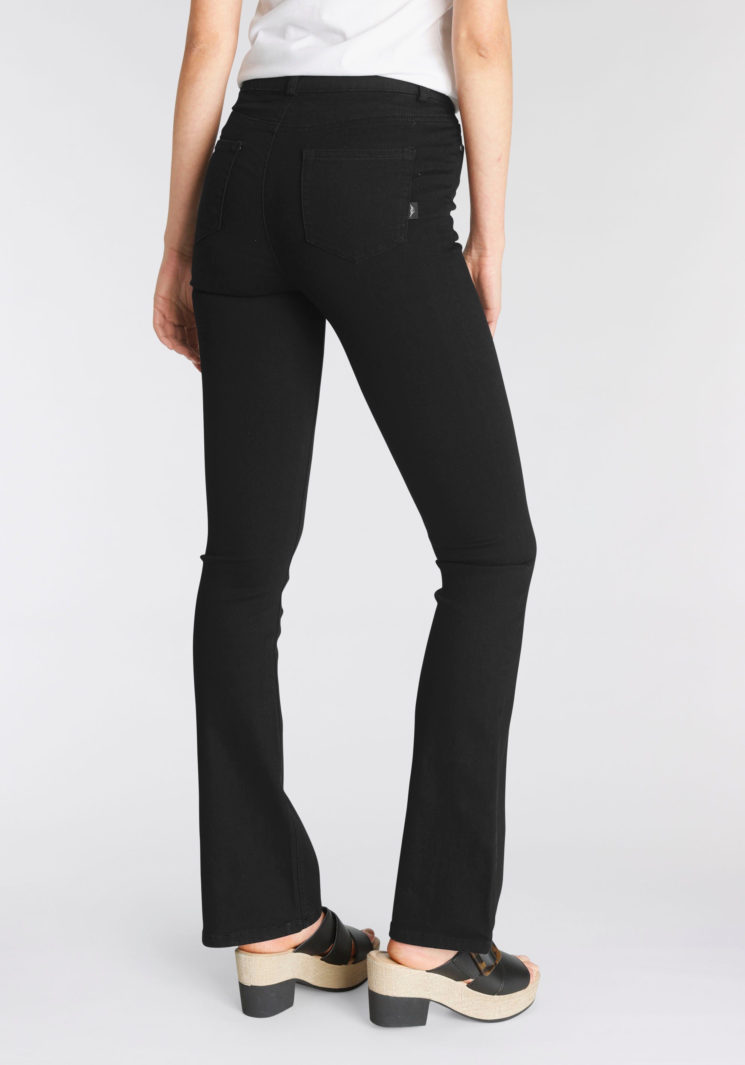 Arizona Bootcut jeans Ultra Stretch hoge taille, uitlopende pasvorm