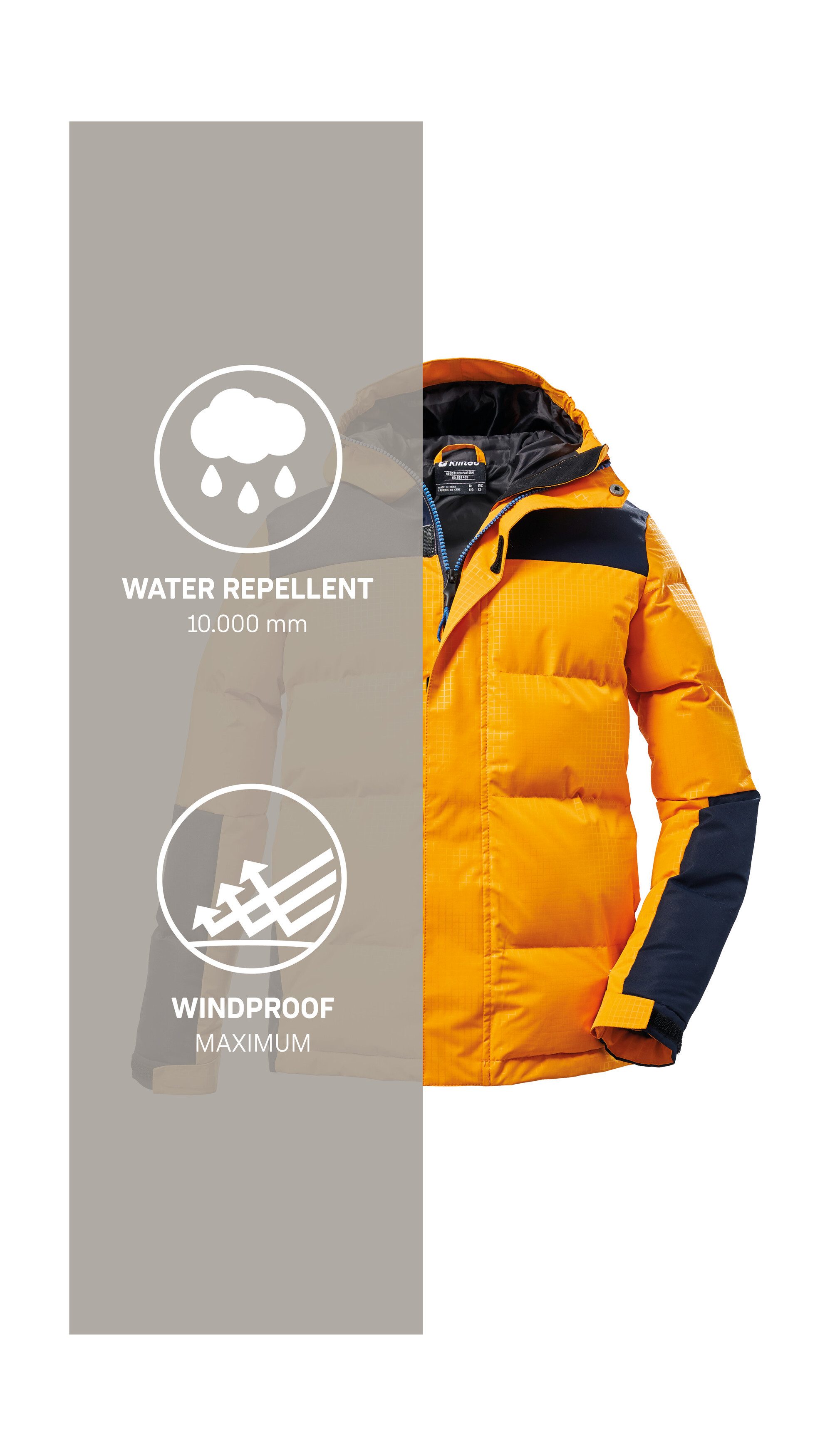 Killtec Gewatteerde jas KOW 31 BYS QLTD JCKT Gevoerde killtec jack, waterafstotend, ademend, duurzaam