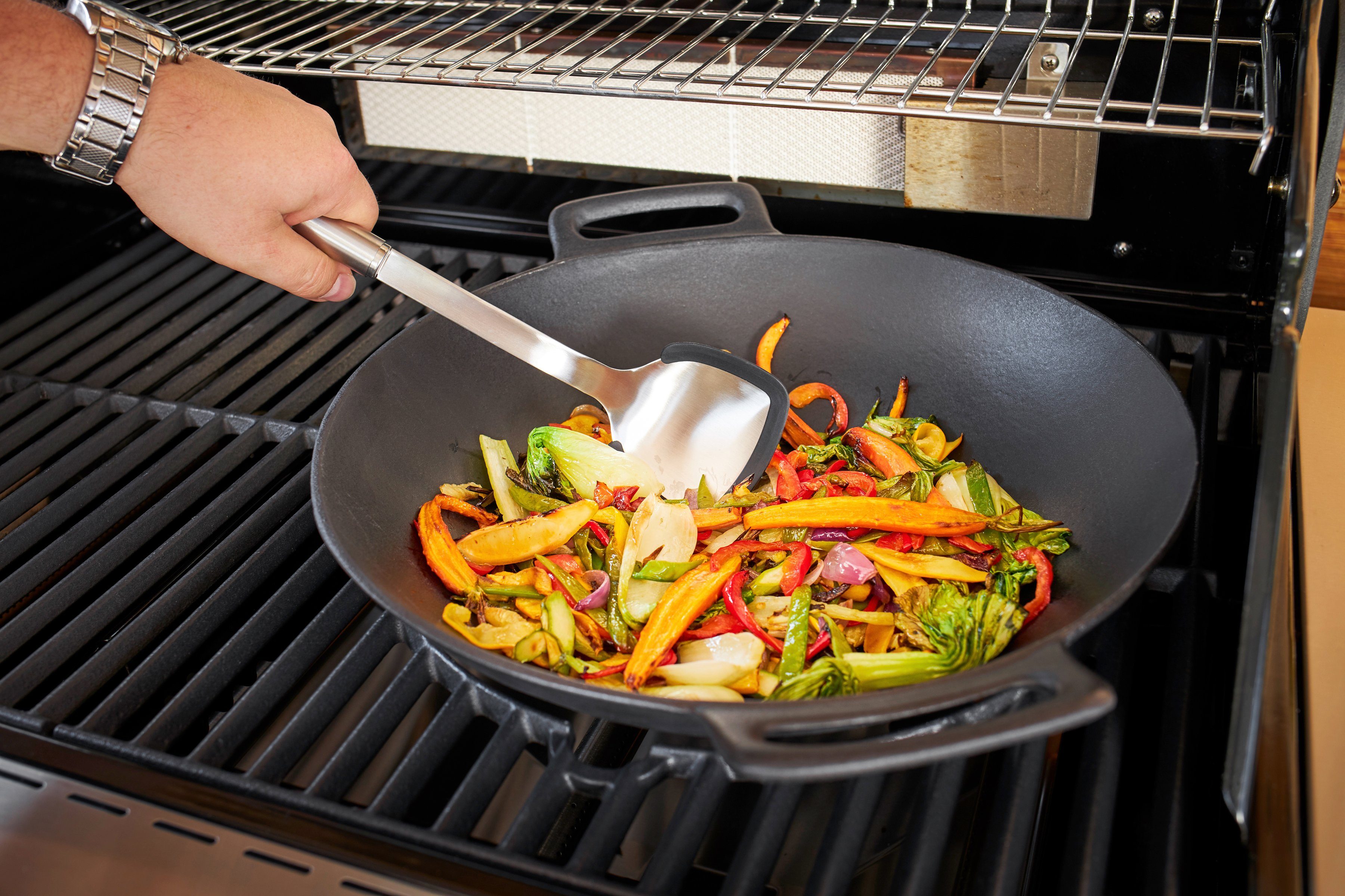 ROESLE Wok VARIO, 25409 voor kookplaat en grill (1-delig)