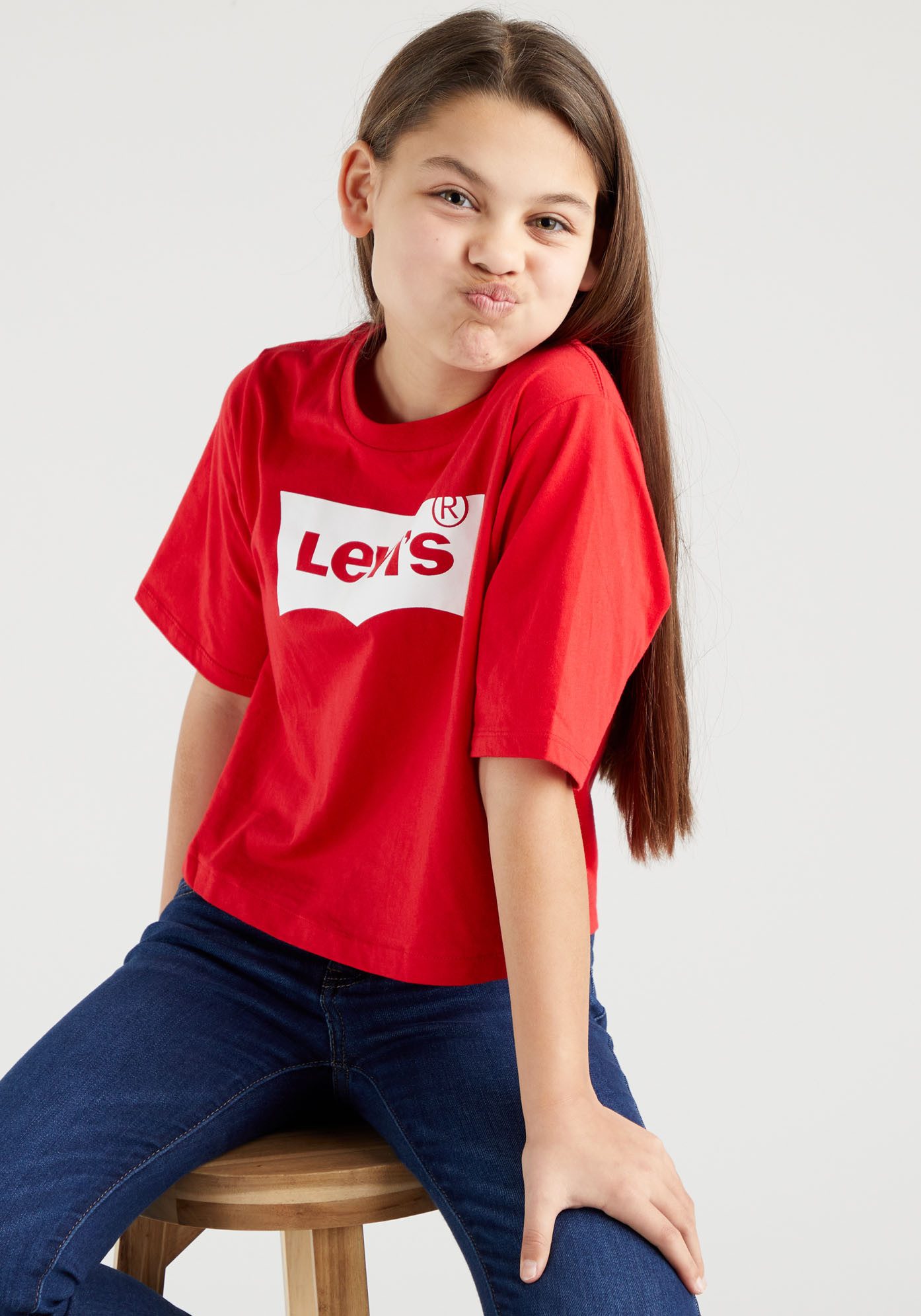 Levi's Kidswear T-shirt BATWING CROPPED TEE