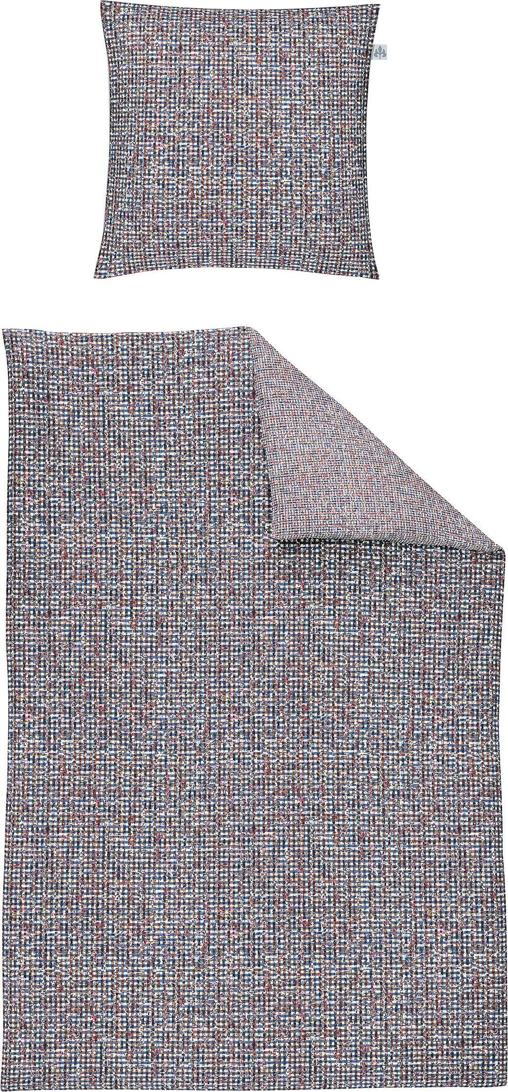 Irisette Overtrekset Carat-K 8898 met fijne controles dekbedovertrekken maat 1x 240x220 cm grijs