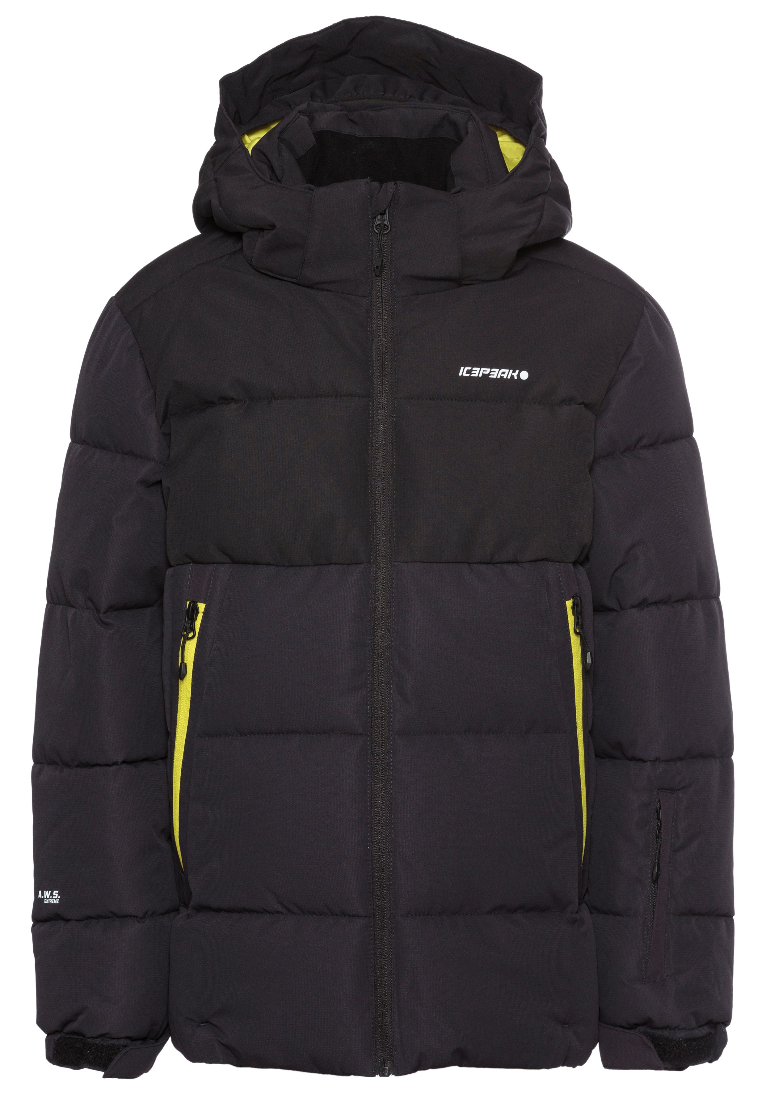 Icepeak Ski-jack K SKIJACKE LOUIN Winterjack met opening voor koptelefoon kabel in de...