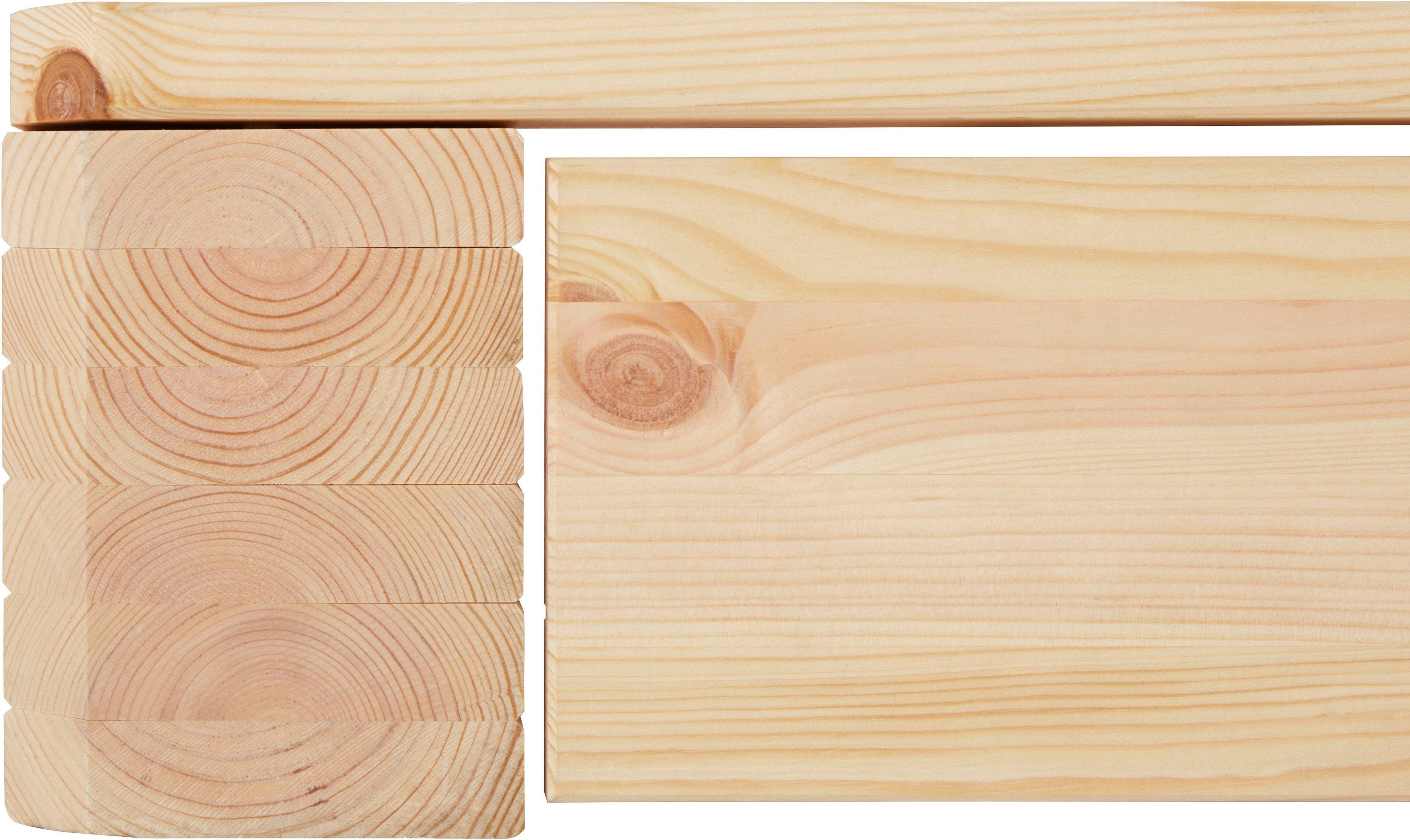 Home affaire Palletbed "ALASCO" BESTSELLER! Met lade gecertificeerd massief hout, uit te breiden tot tweepersoons- of familiebed