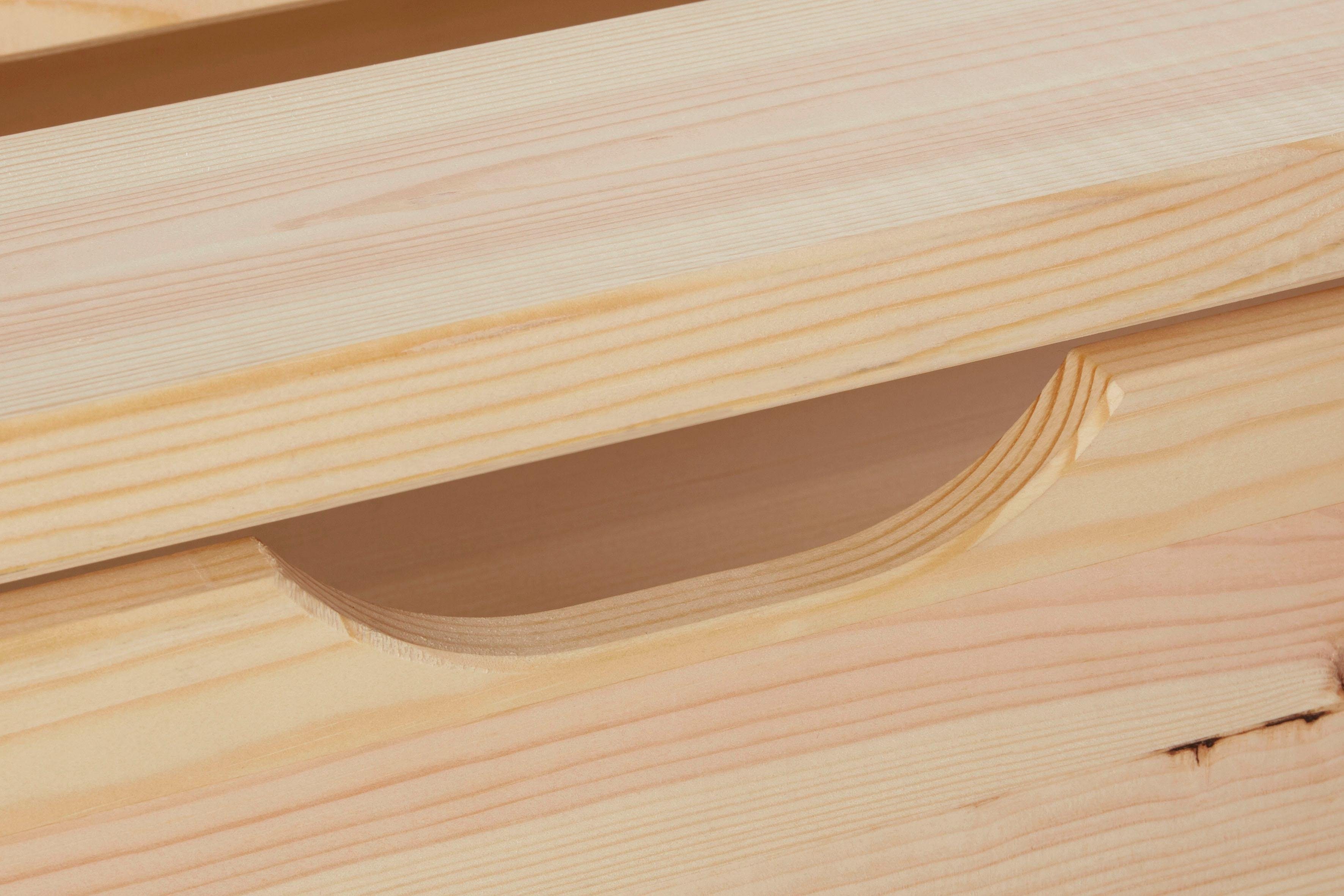Home affaire Palletbed "ALASCO" BESTSELLER! Met lade gecertificeerd massief hout, uit te breiden tot tweepersoons- of familiebed