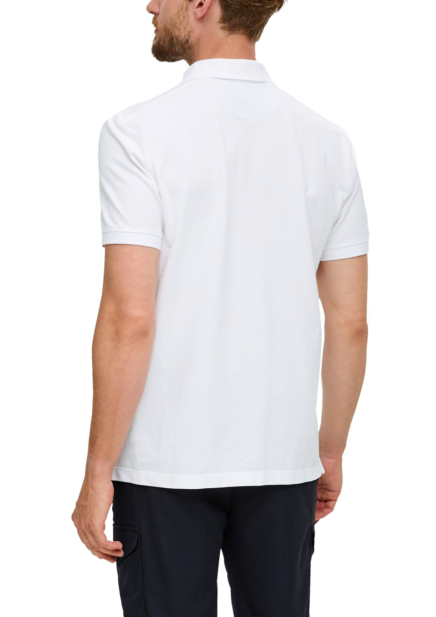 s.Oliver Poloshirt met geborduurd logo