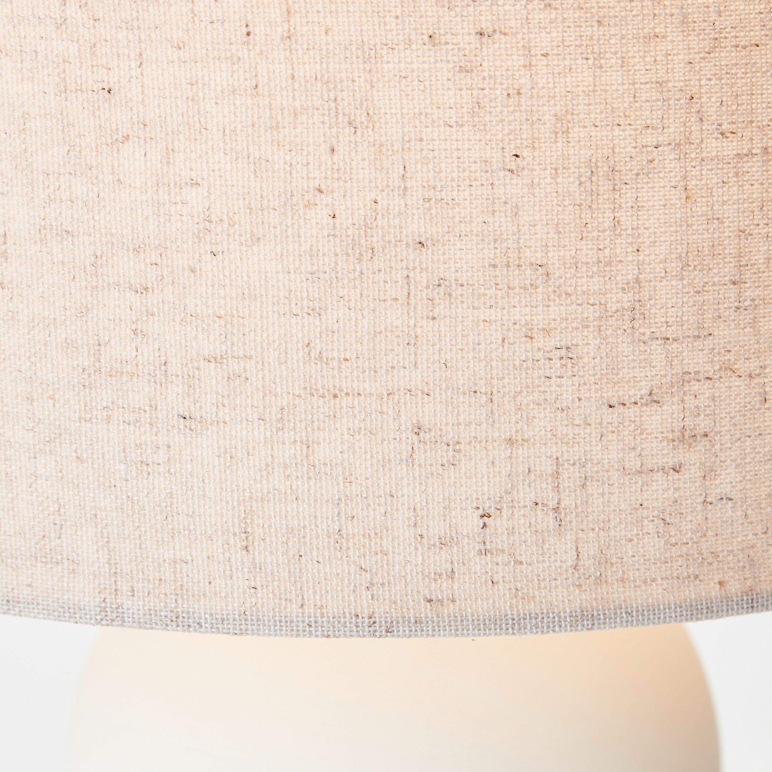LeGer Home by Lena Gercke Tafellamp Malu max. 40w, linnen lampenkap, keramiek, hoogte: 37,5 cm, ø 22 cm (1 stuk)