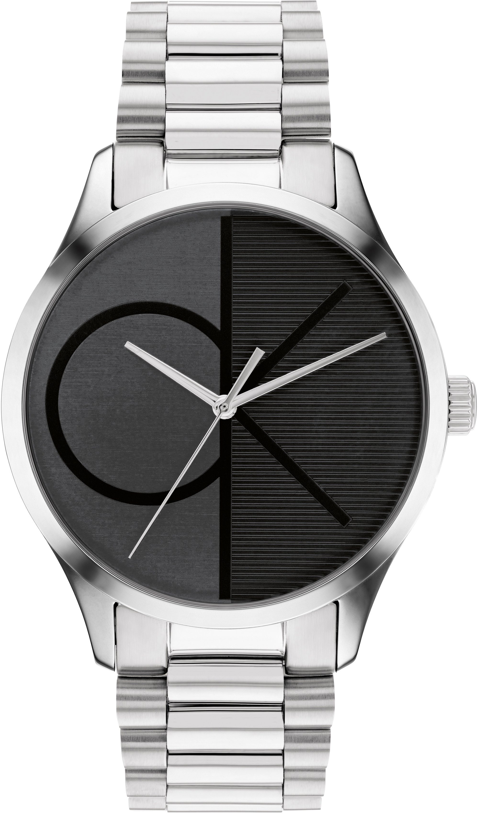 Calvin Klein Kwartshorloge ICONIC, 25200163 Horloge, herenhorloge, mineraalglas, roestvrijstalen band