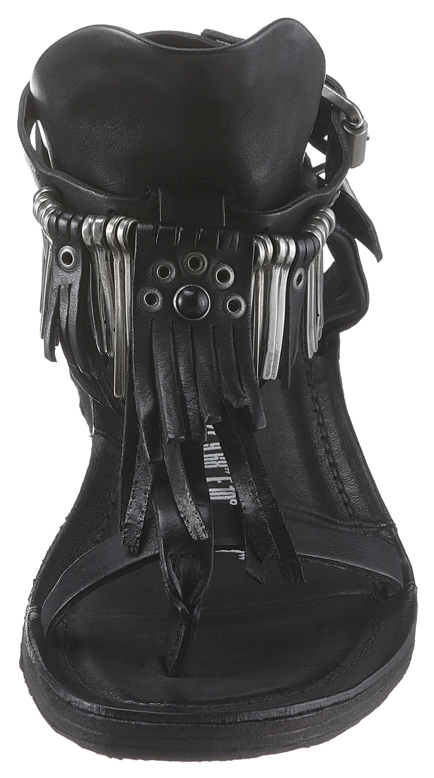 A.S.98 Schachtsandalen RAMOS met trendy franje snel online gekocht | OTTO