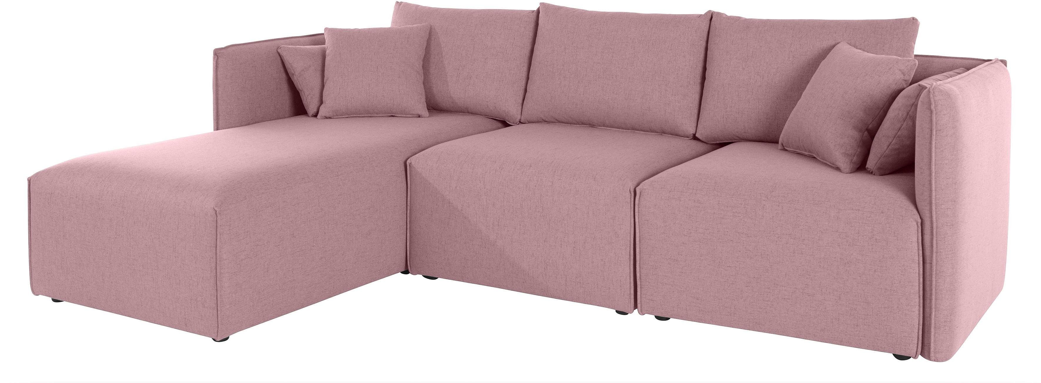andas Hoekbank Nöre L-vorm 3 delen, in vele bekledingskwaliteiten en kleuren. module onderdelen zie "nöre" (3-delig)