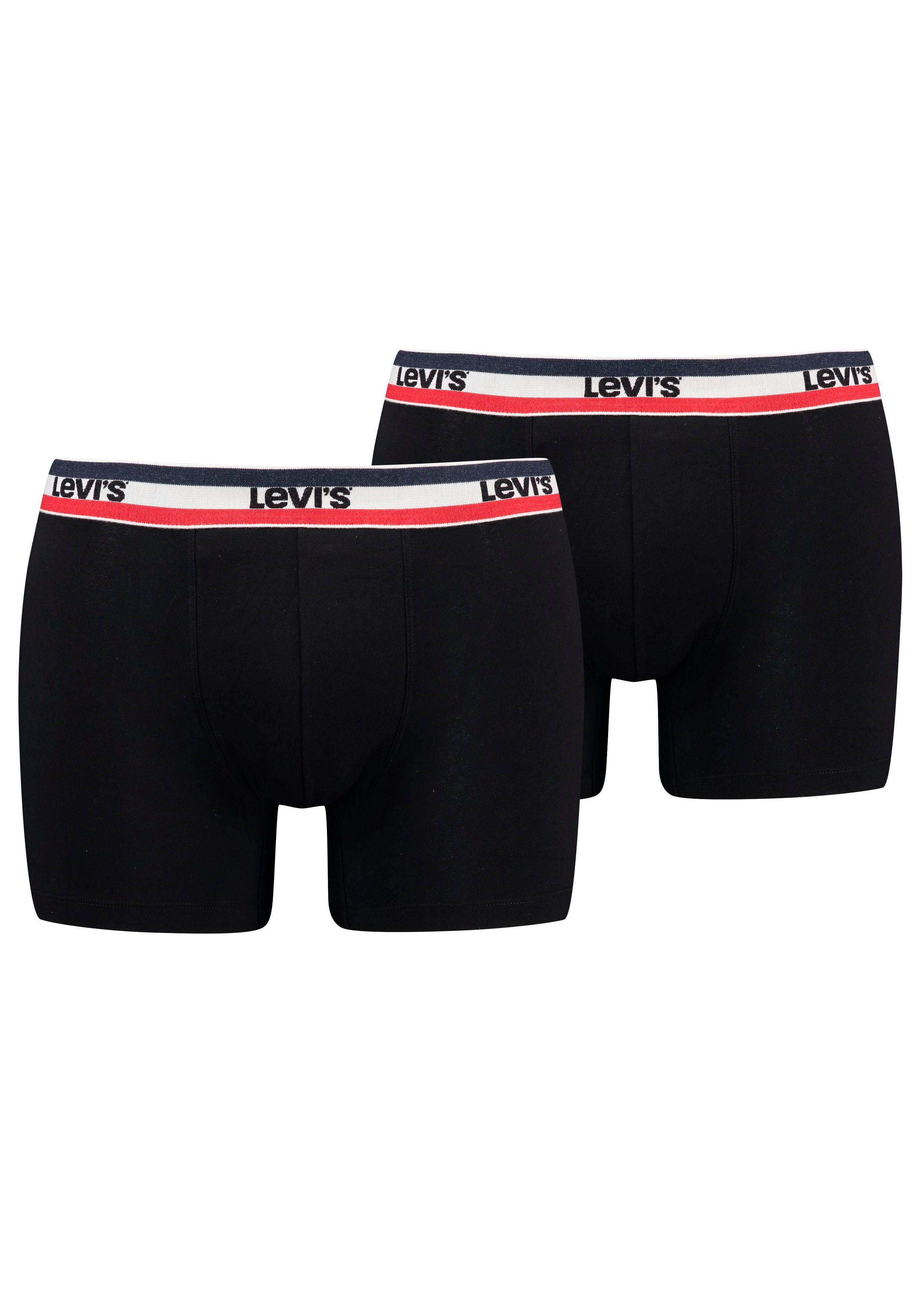 Levi's® Boxershort met brede logoband (Set van 2)