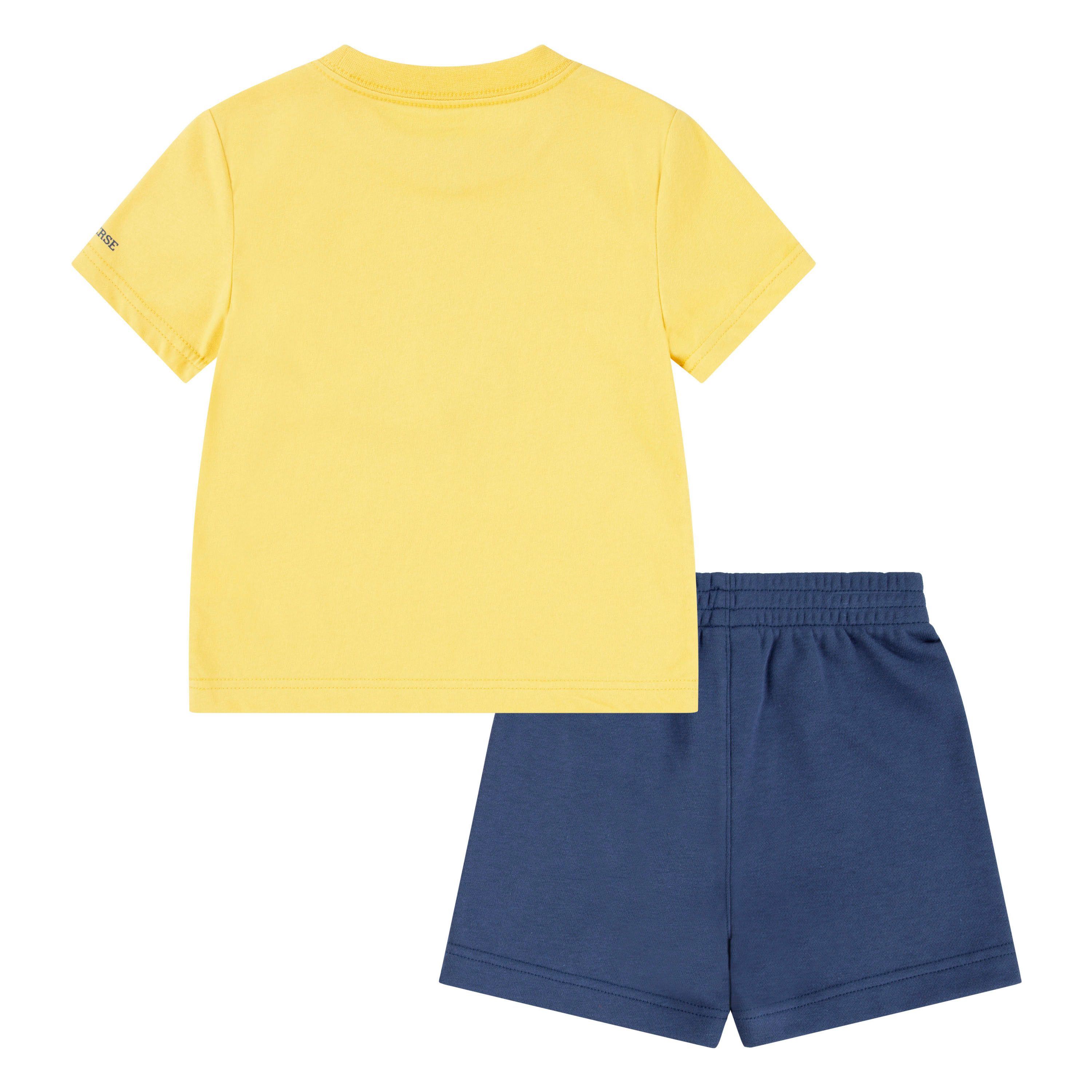 Converse T-shirt short CNVB RETRO REMIX FT SHORT SET (2-delig)