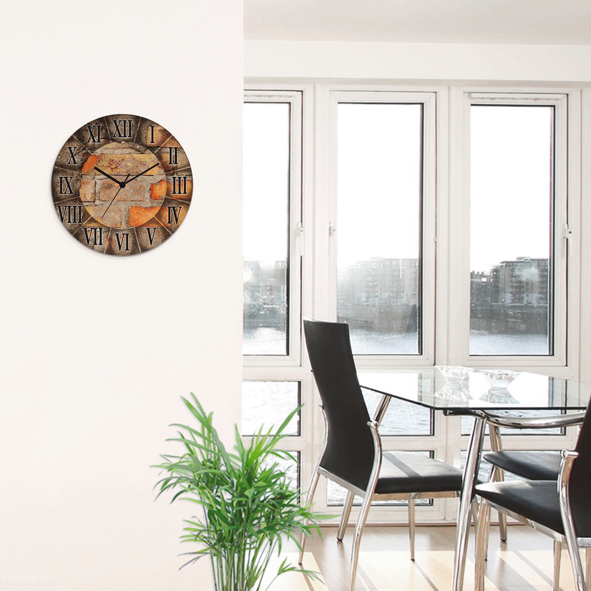 Artland Wandklok Antiek horloge optioneel verkrijgbaar met kwarts- of radiografisch uurwerk, geruisloos zonder tikkend geluid