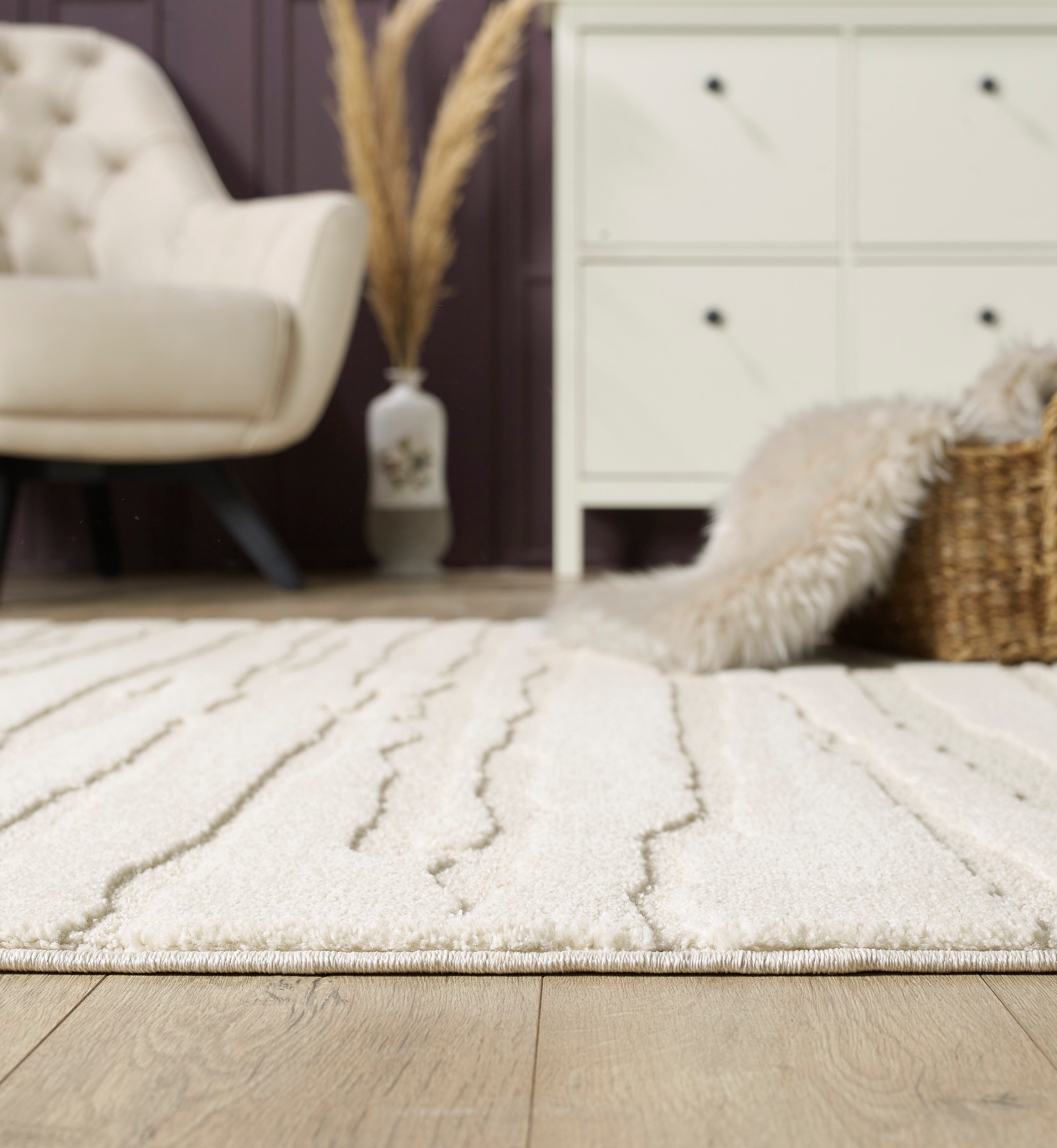 The carpet Vloerkleed Everest moderne woonkamer tapijt met hoge pooldichtheid