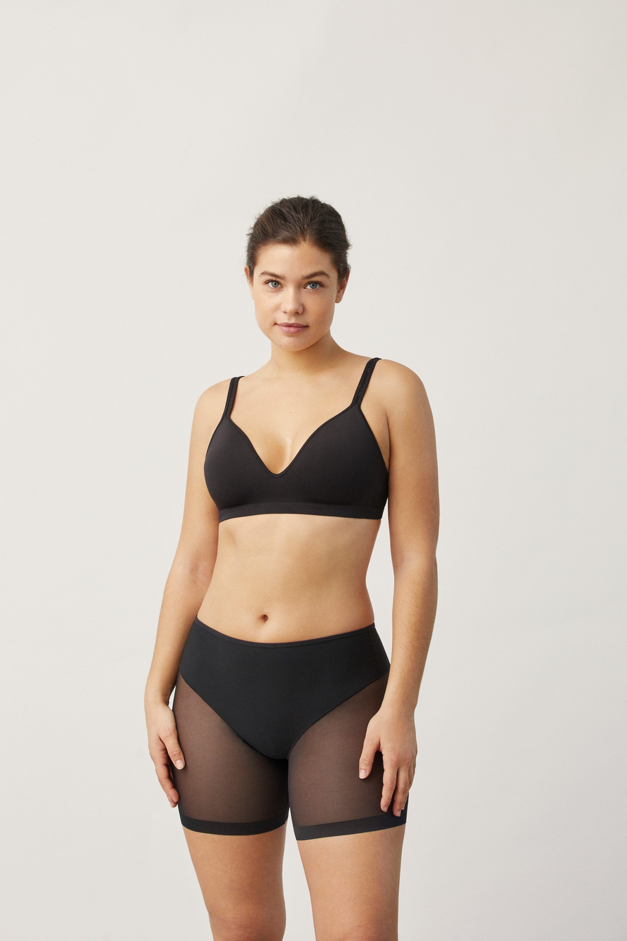 YSABEL MORA Shapingpants gemiddeld vormeffect, tule, anti-slijtage-effect (Set van 2)