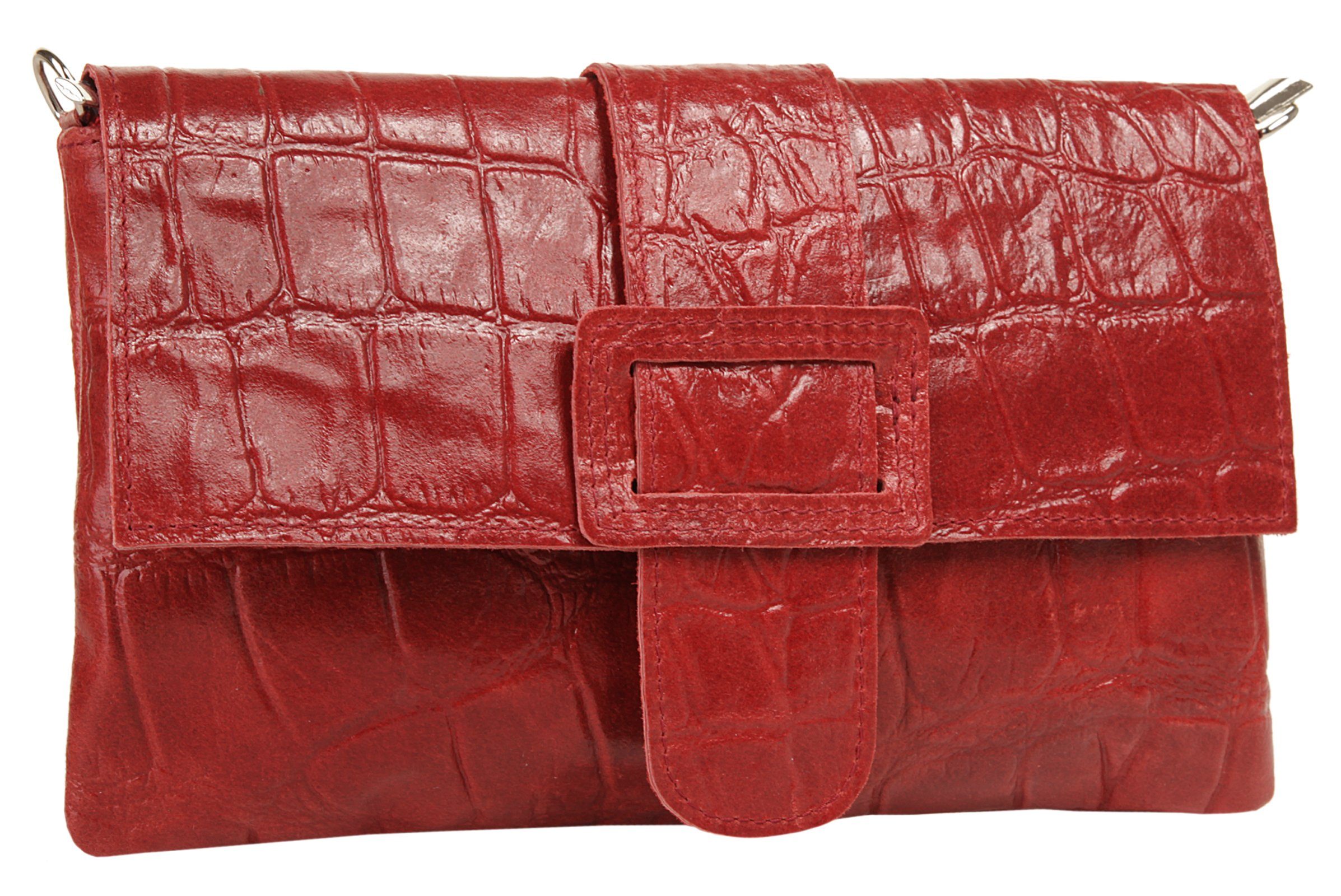 Cluty Avondtasje echt leer, made in italy