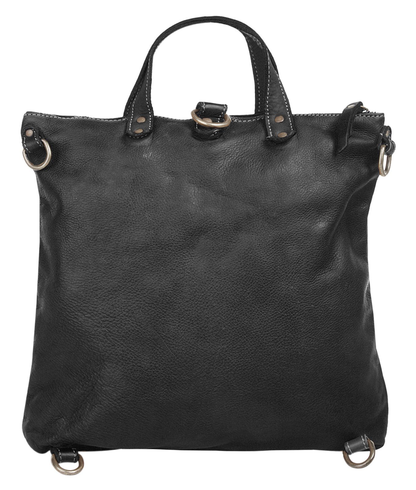 Cluty Schoudertas echt leer, made in italy
