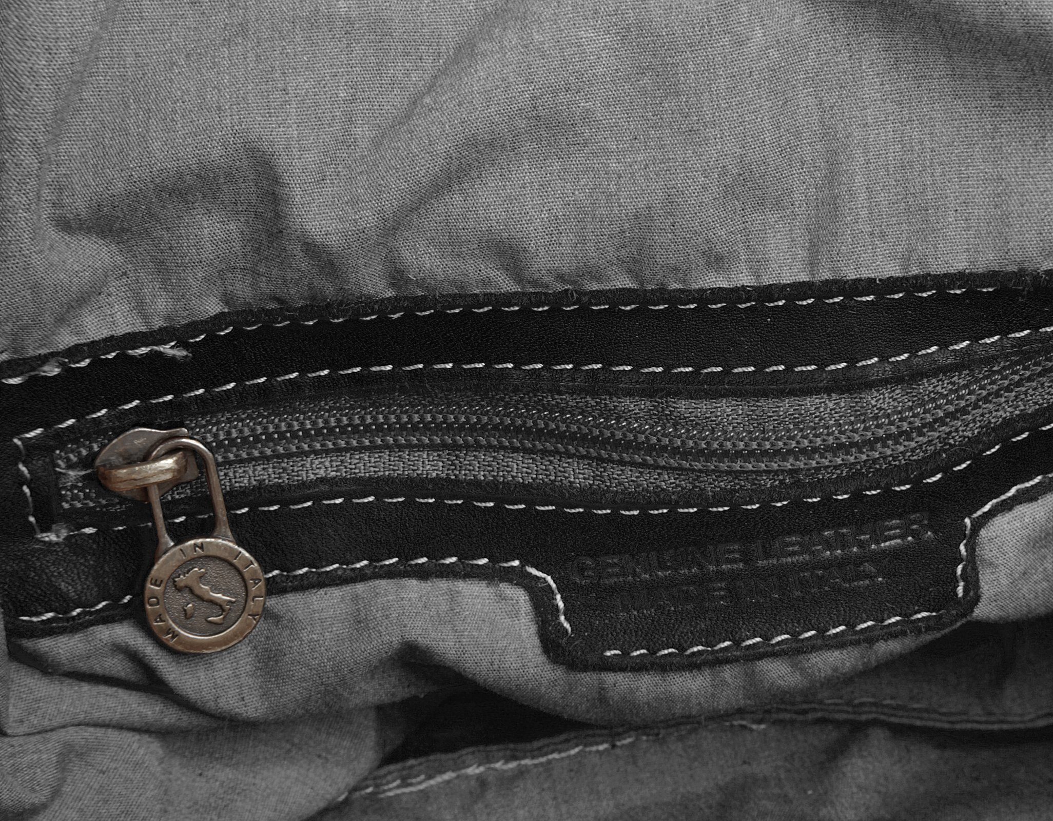 Cluty Schoudertas echt leer, made in italy