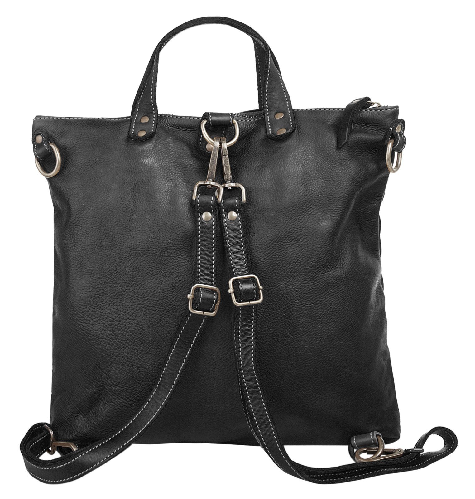 Cluty Schoudertas echt leer, made in italy